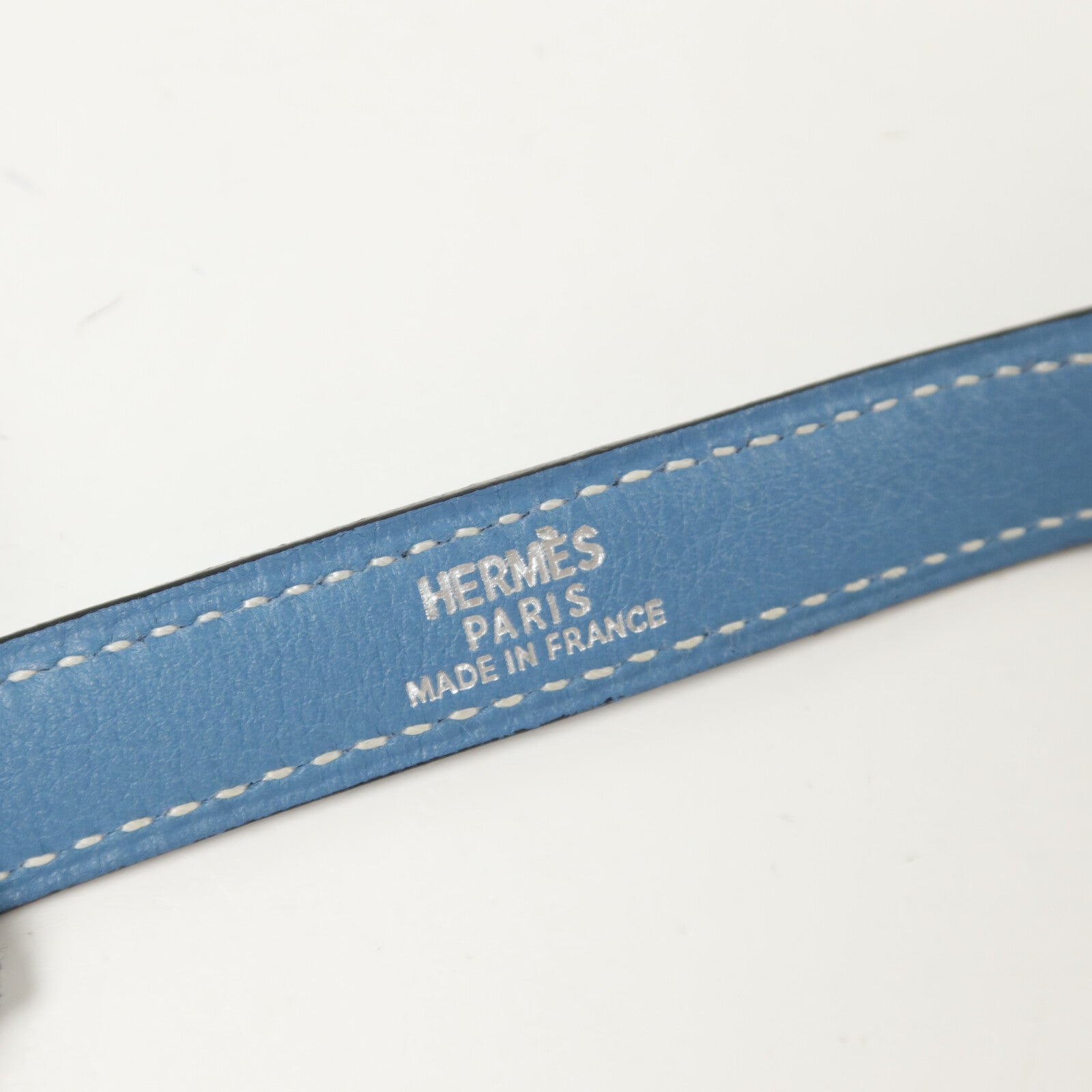 HERMES Swift皮革Bolide 27手挽肩背兩用袋Blue Jean
