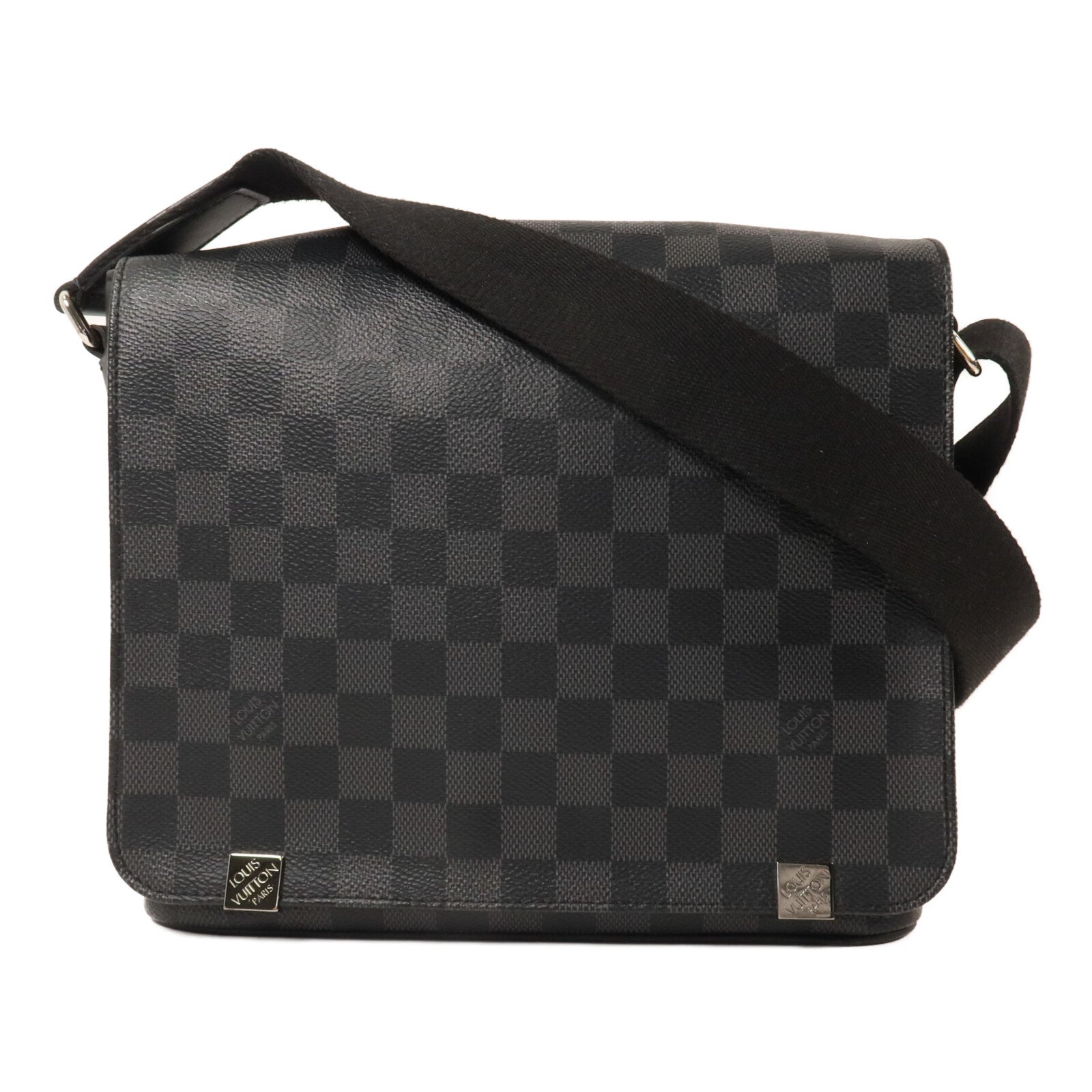 LOUIS VUITTON Damier Graphite Distrist PM肩背袋