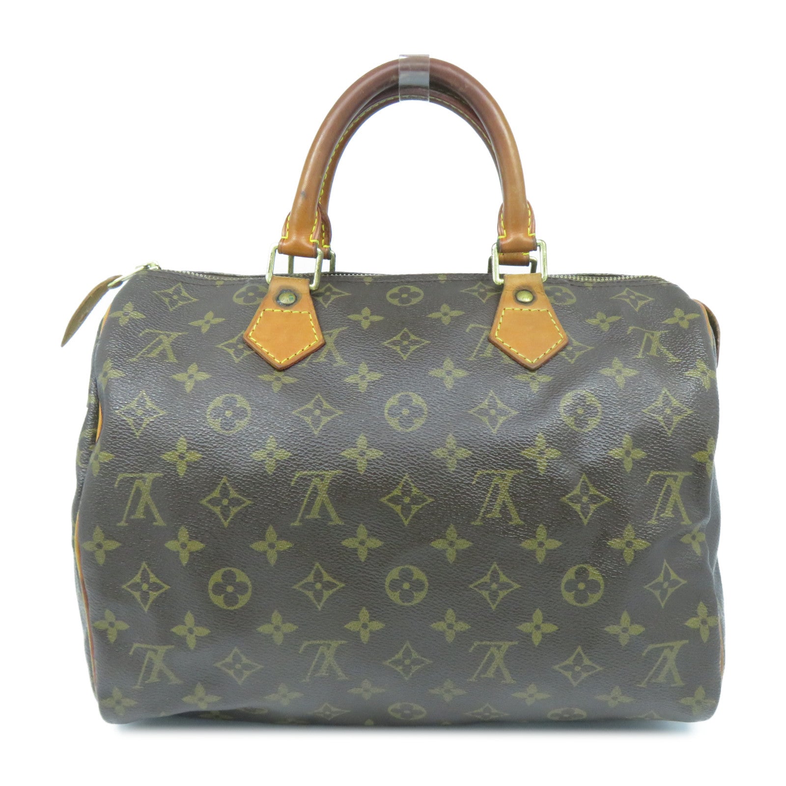 LOUIS VUITTON 【激減優惠】Monogram Speedy 30金扣手挽袋啡色