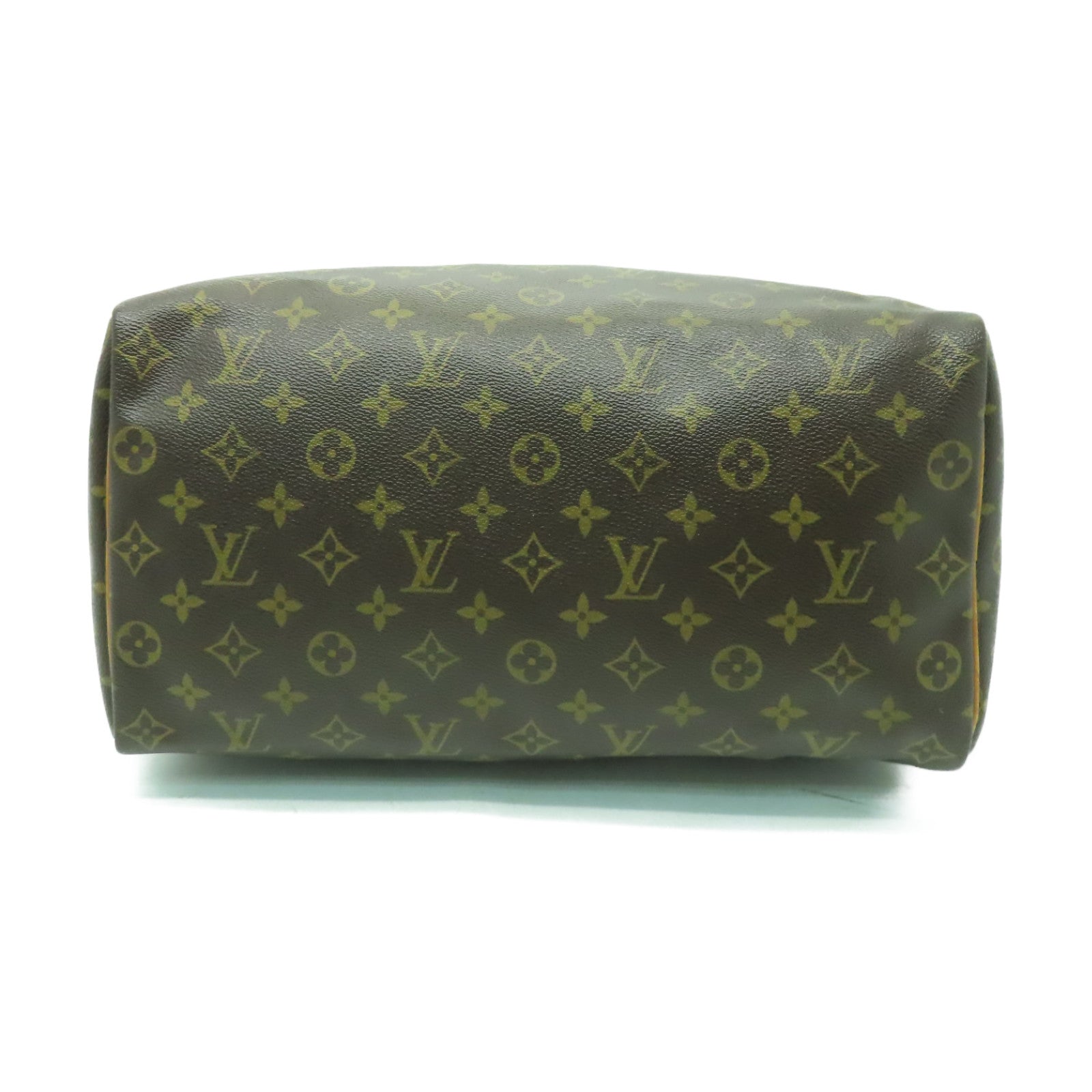 LOUIS VUITTON 【清倉大減價】Monogram Speedy 35金扣手挽袋棕色