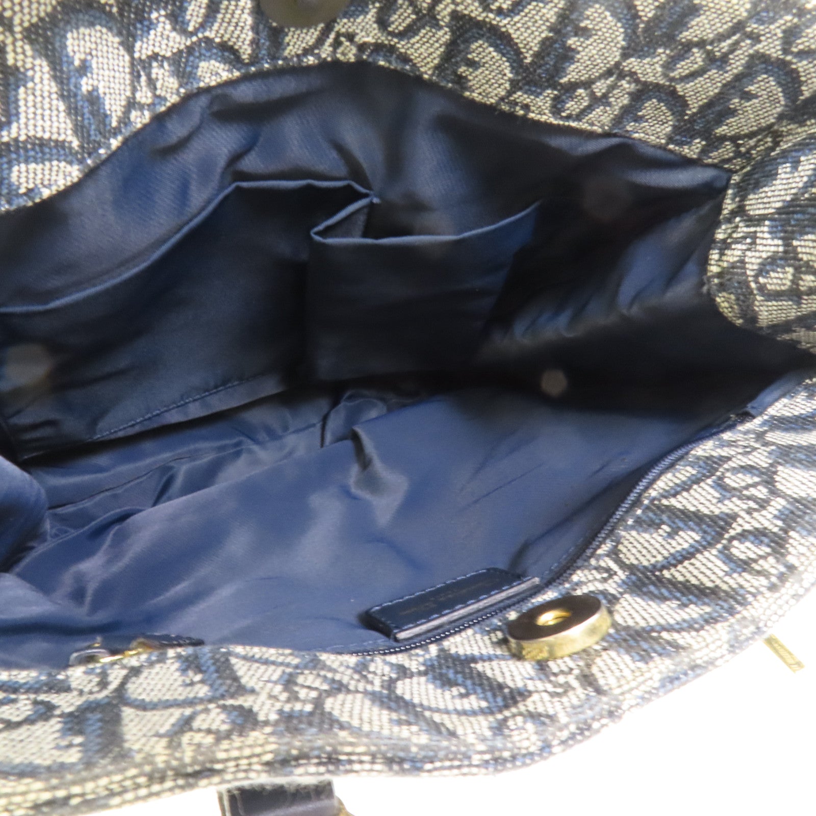 Dior 帆布Tote Bag金扣手挽袋