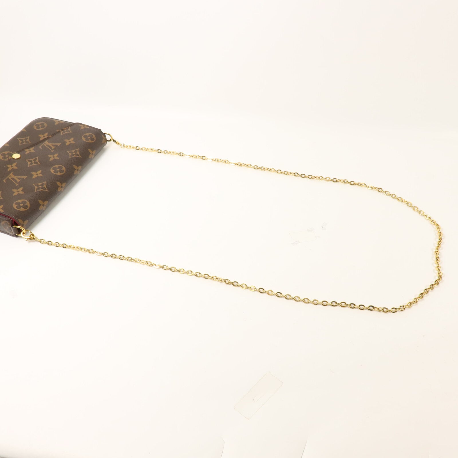 LOUIS VUITTON Monogram Felicie Pochette鏈帶肩背袋