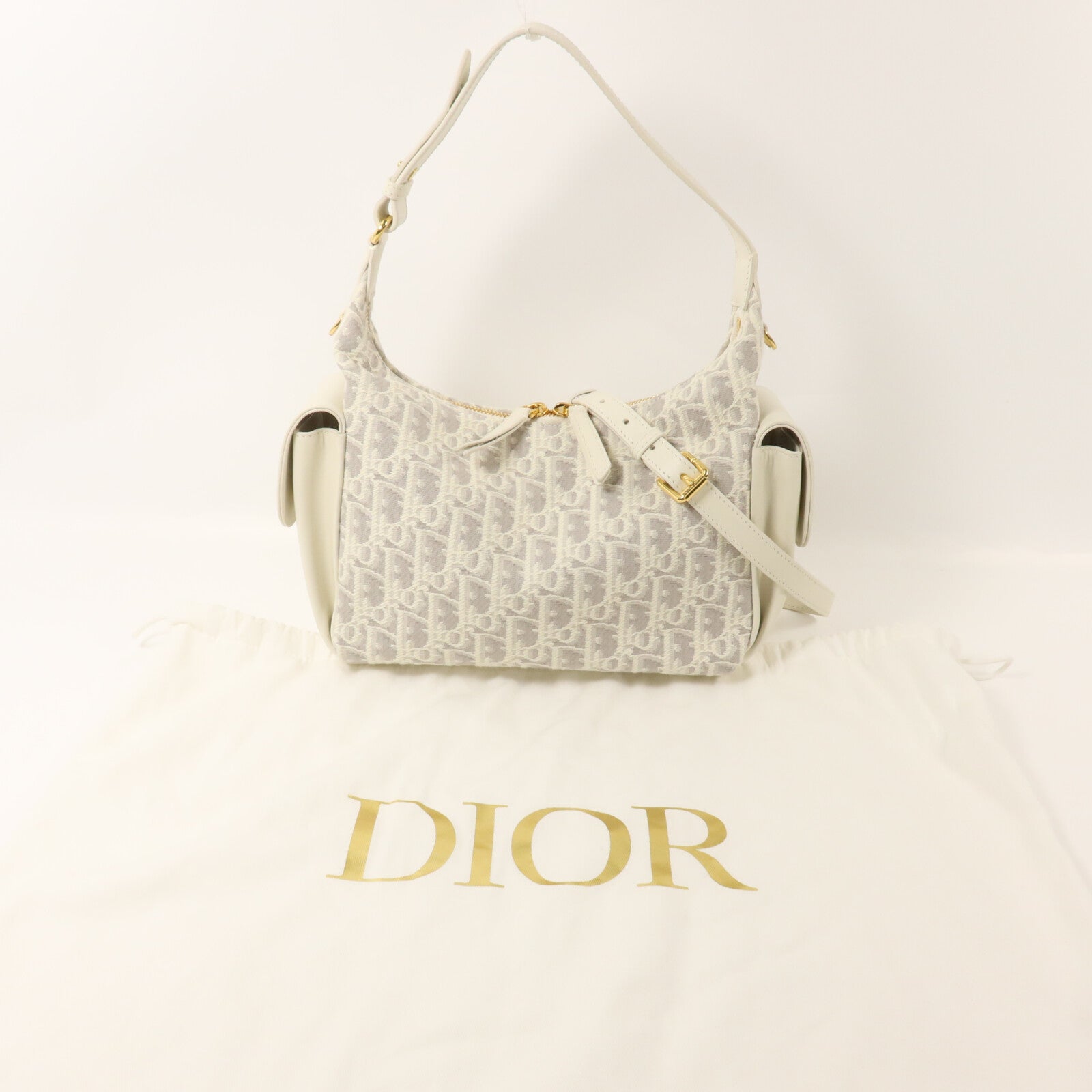 Dior 帆布Medium D-Dream Bag手挽肩背兩用袋