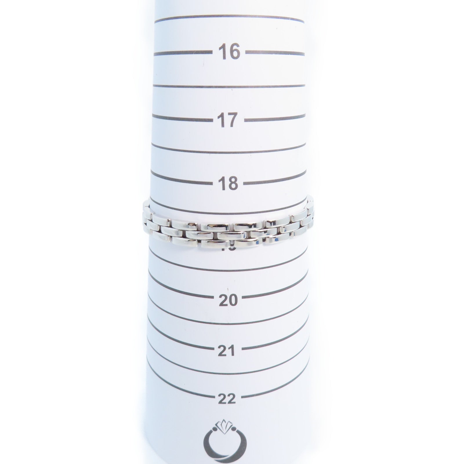 CARTIER SHW Mayon Pantail Bracelet Bangle 18K White Gold