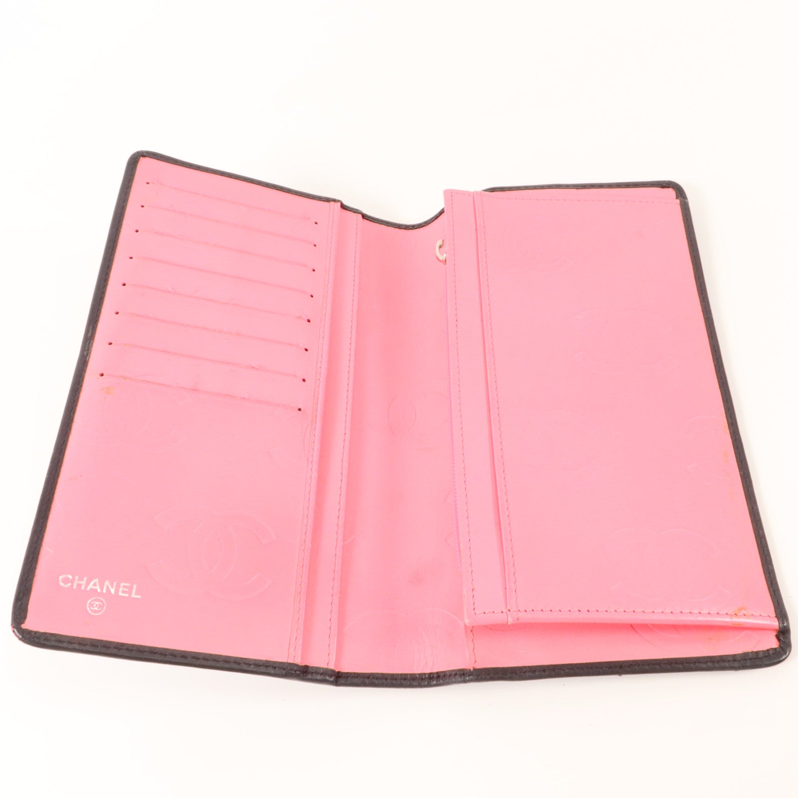 CHANEL 牛皮皮革Cambon Long Wallet長錢包