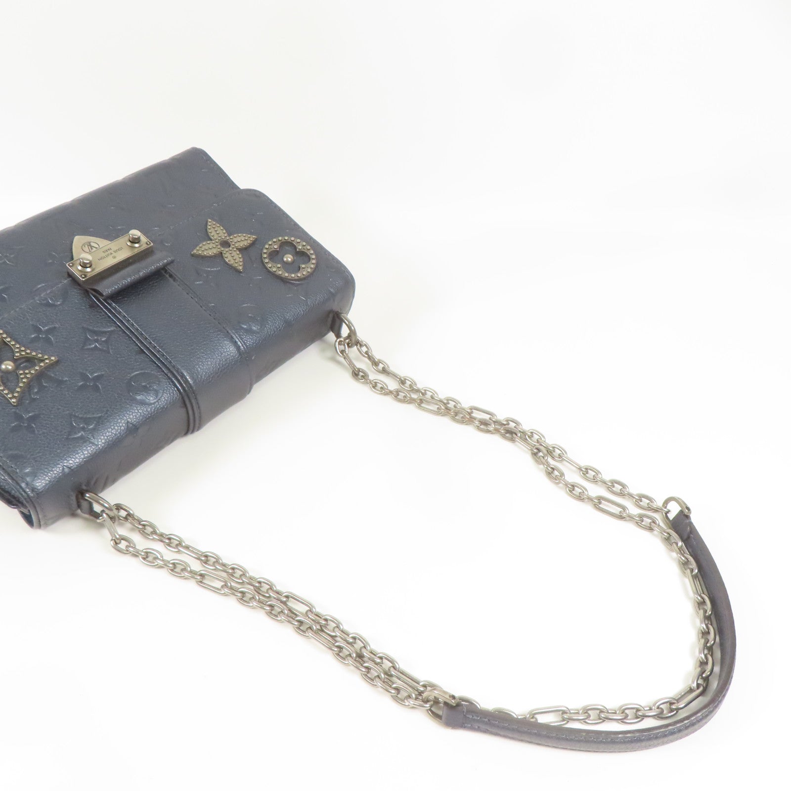 LOUIS VUITTON Monogram Empreinte Saint Sulpice鏈帶肩背袋