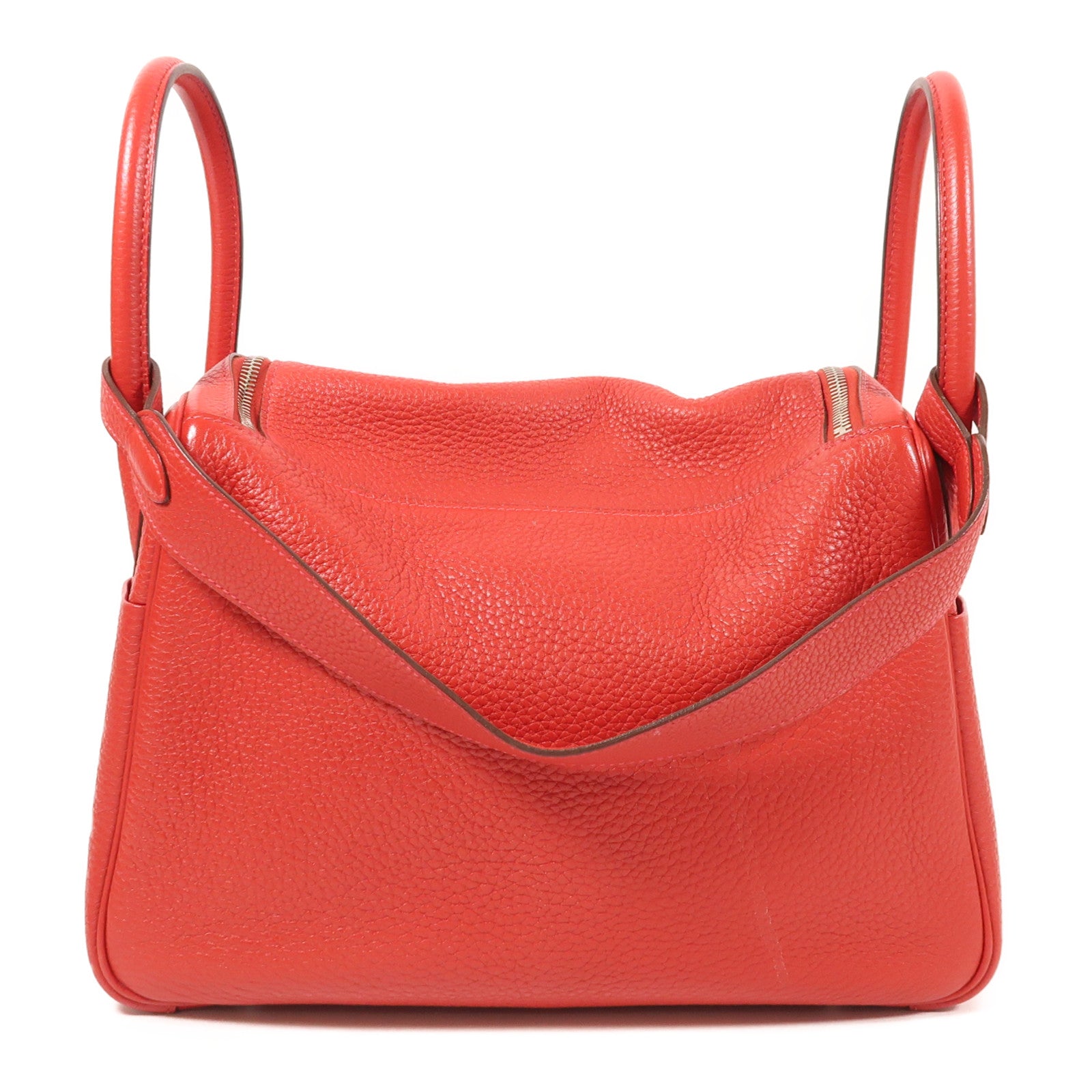 HERMES Clemence皮革Lindy 30銀扣手挽肩背兩用袋