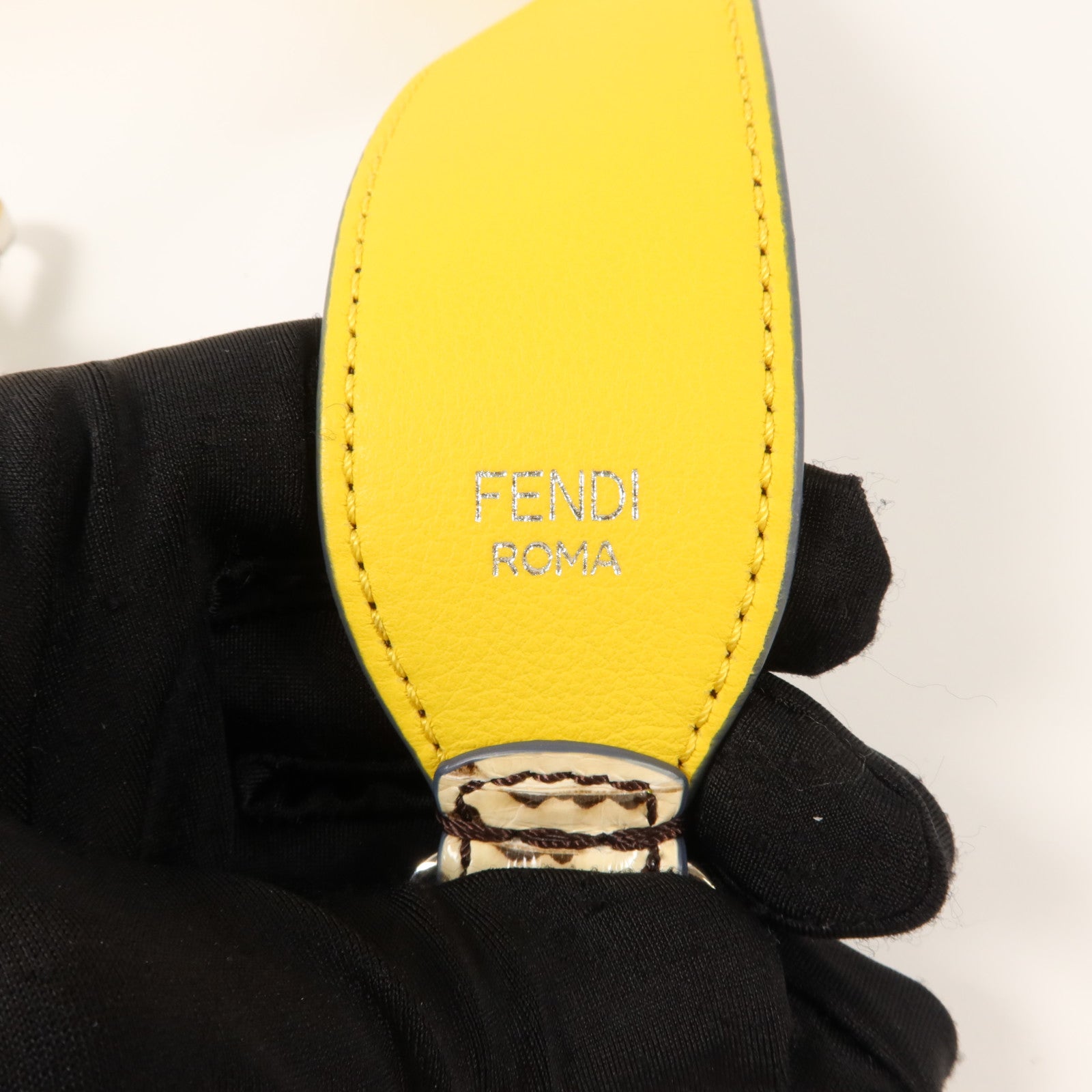 FENDI 蛇皮皮革/牛皮皮革Shoulder Strap肩帶