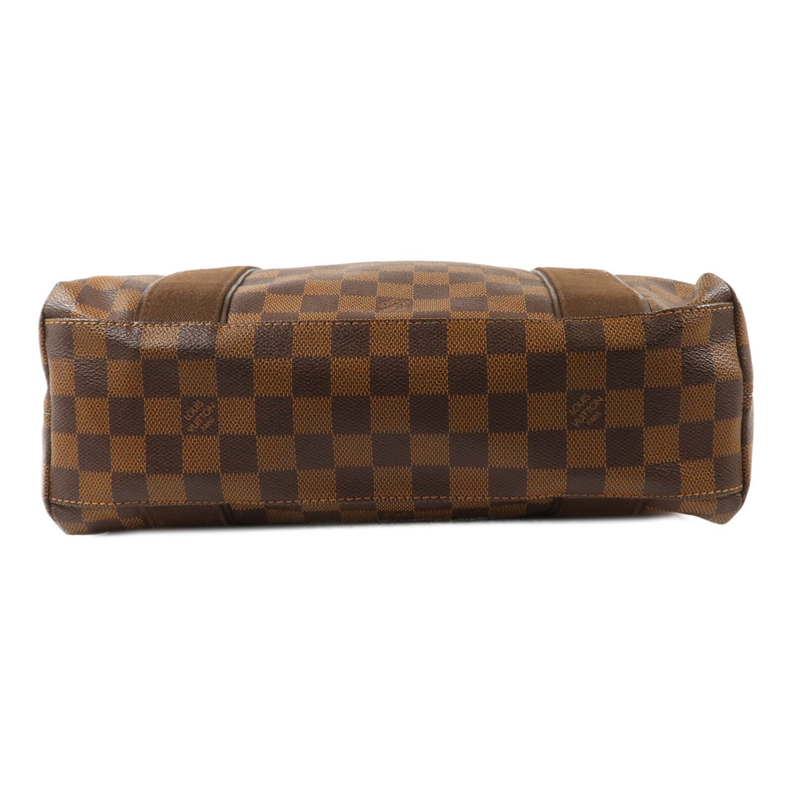 LOUIS VUITTON Damier Beaubourg金扣肩背袋棕色