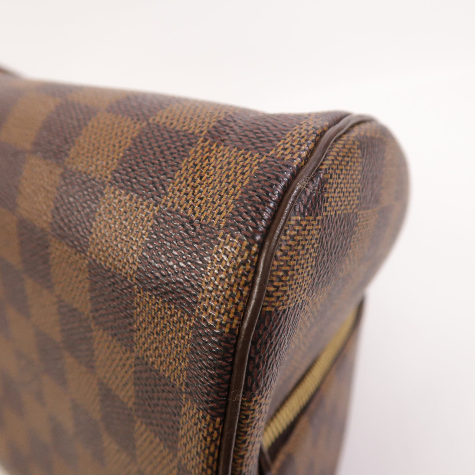 LOUIS VUITTON Damier Ribera MM金扣手挽袋