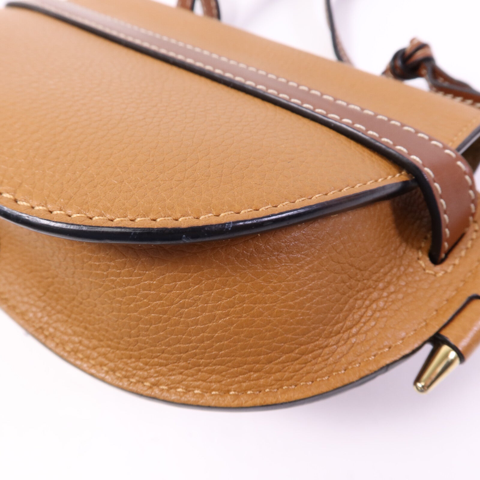 LOEWE 牛皮皮革Mini Gate金扣肩背袋