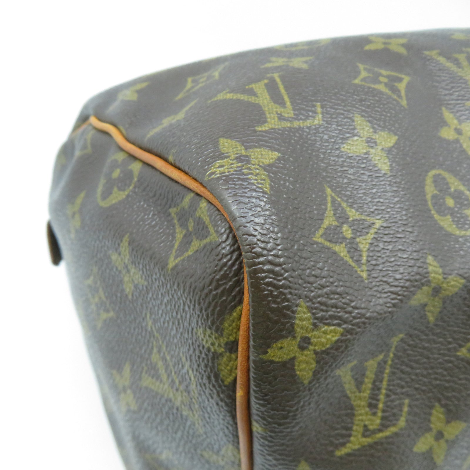LOUIS VUITTON 【激減優惠】Monogram Speedy 30金扣手挽袋啡色
