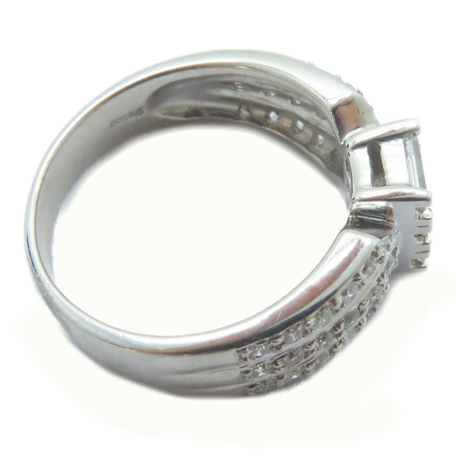 JEWELRY 【激減優惠】PT900鉑金Diamond Ring 1.00ct鑽石戒指US#7.75