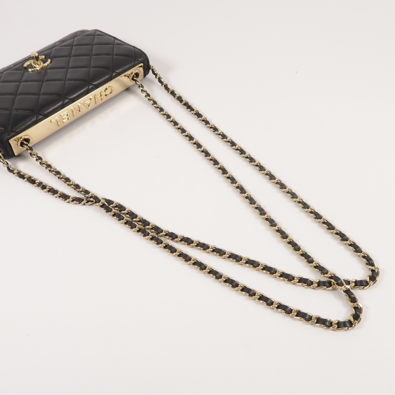 CHANEL 羊皮皮革Trendy CC鏈帶肩背袋