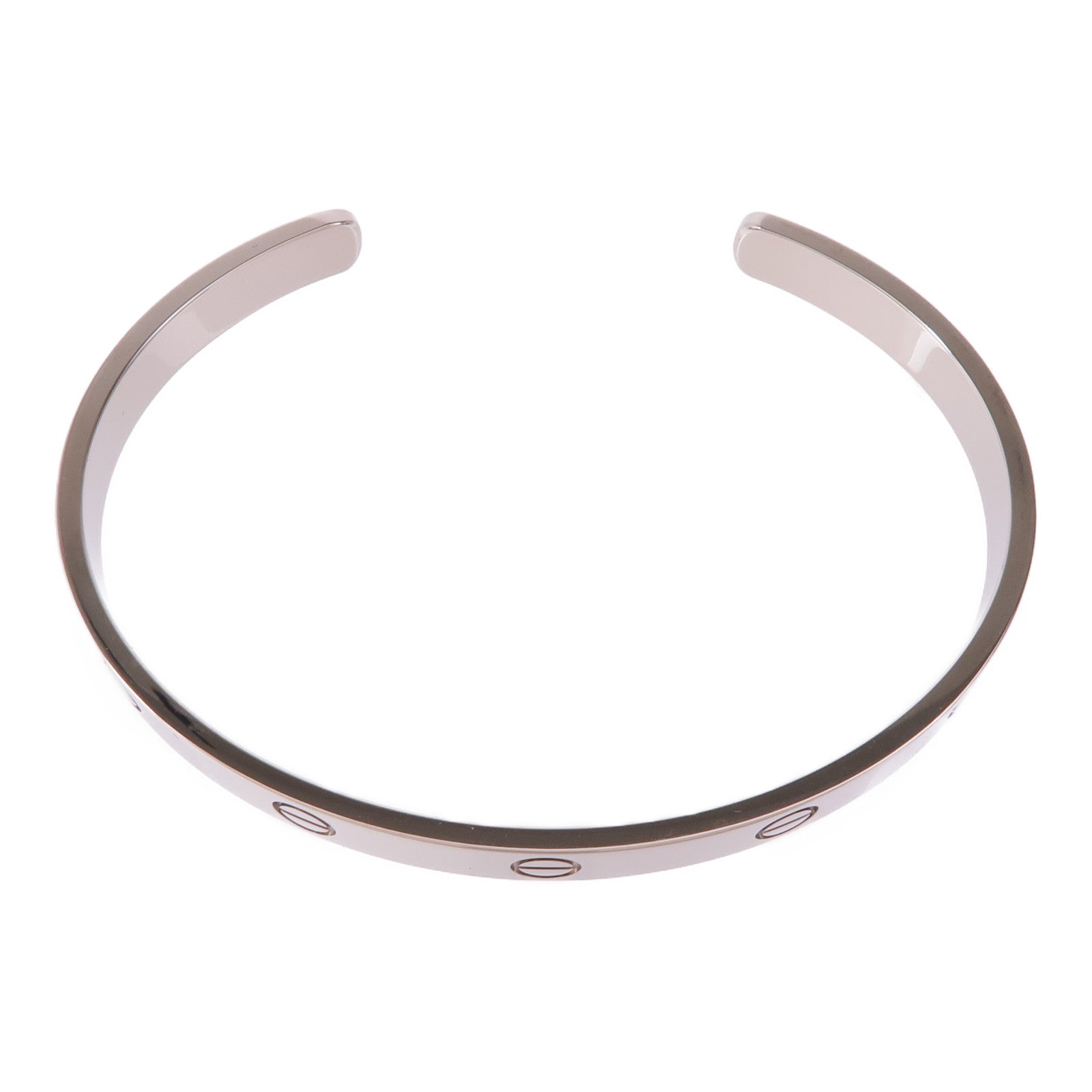 CARTIER 18K白金Love Bracelet手鐲Cartier#19