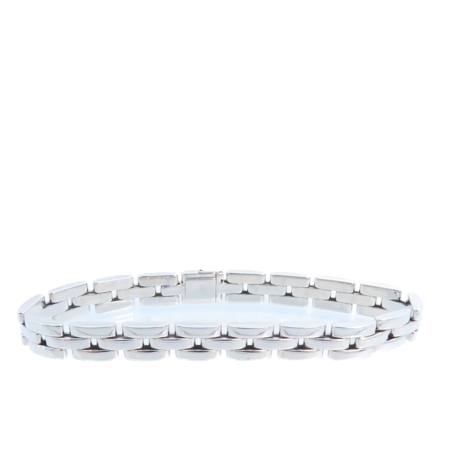 CARTIER SHW Mayon Pantail Bracelet Bangle 18K White Gold