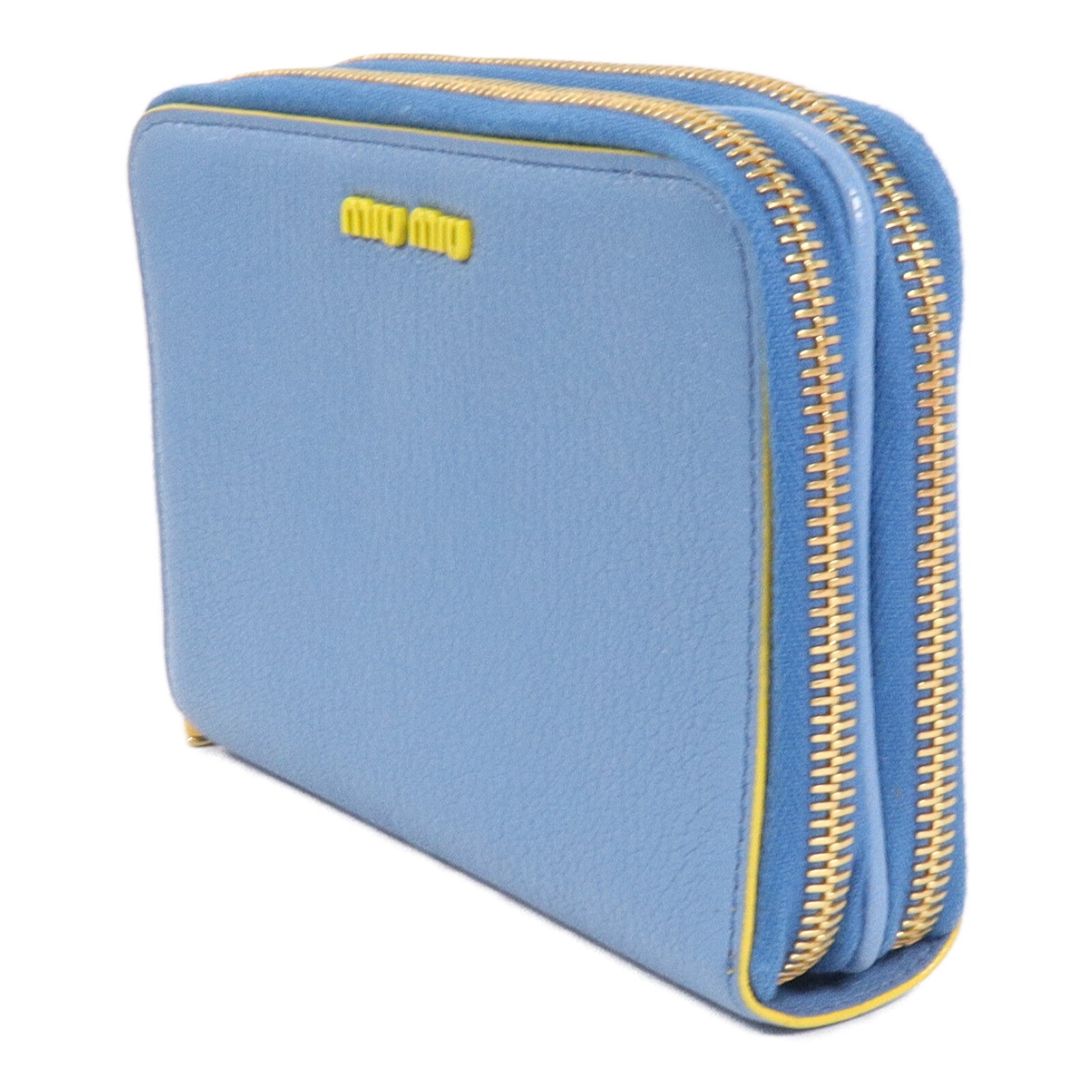 Miu Miu 牛皮皮革Zipper Long Wallet長錢包