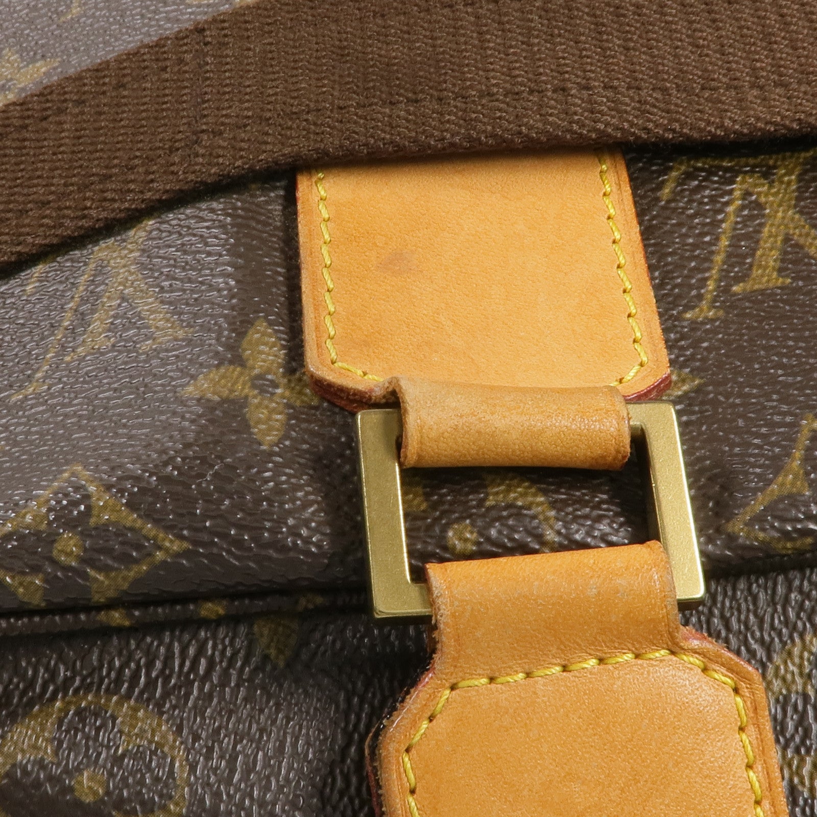 LOUIS VUITTON Monogram Sac Bosphore金扣手挽肩背兩用袋