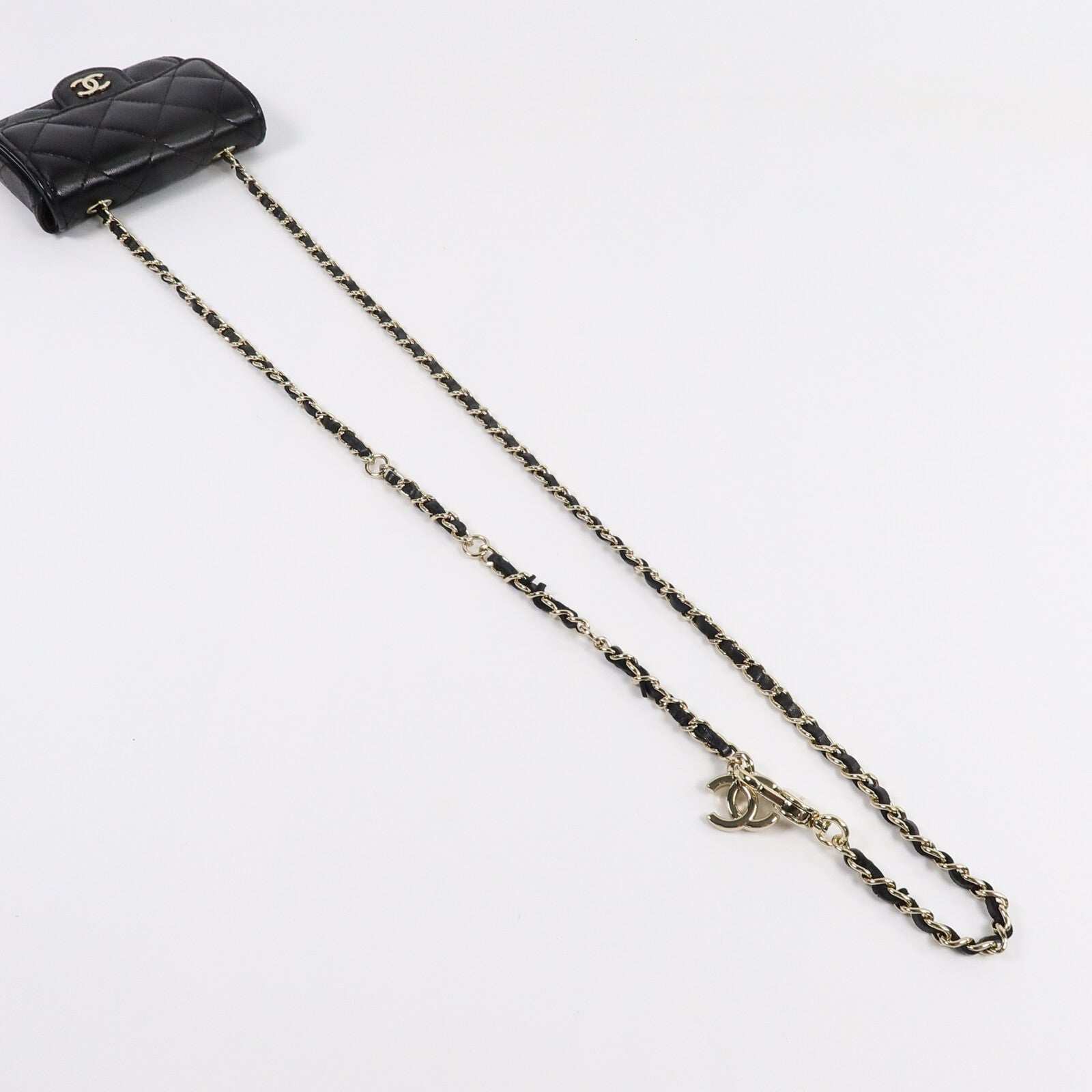 CHANEL 羊皮皮革Mini Belt Bag腰包