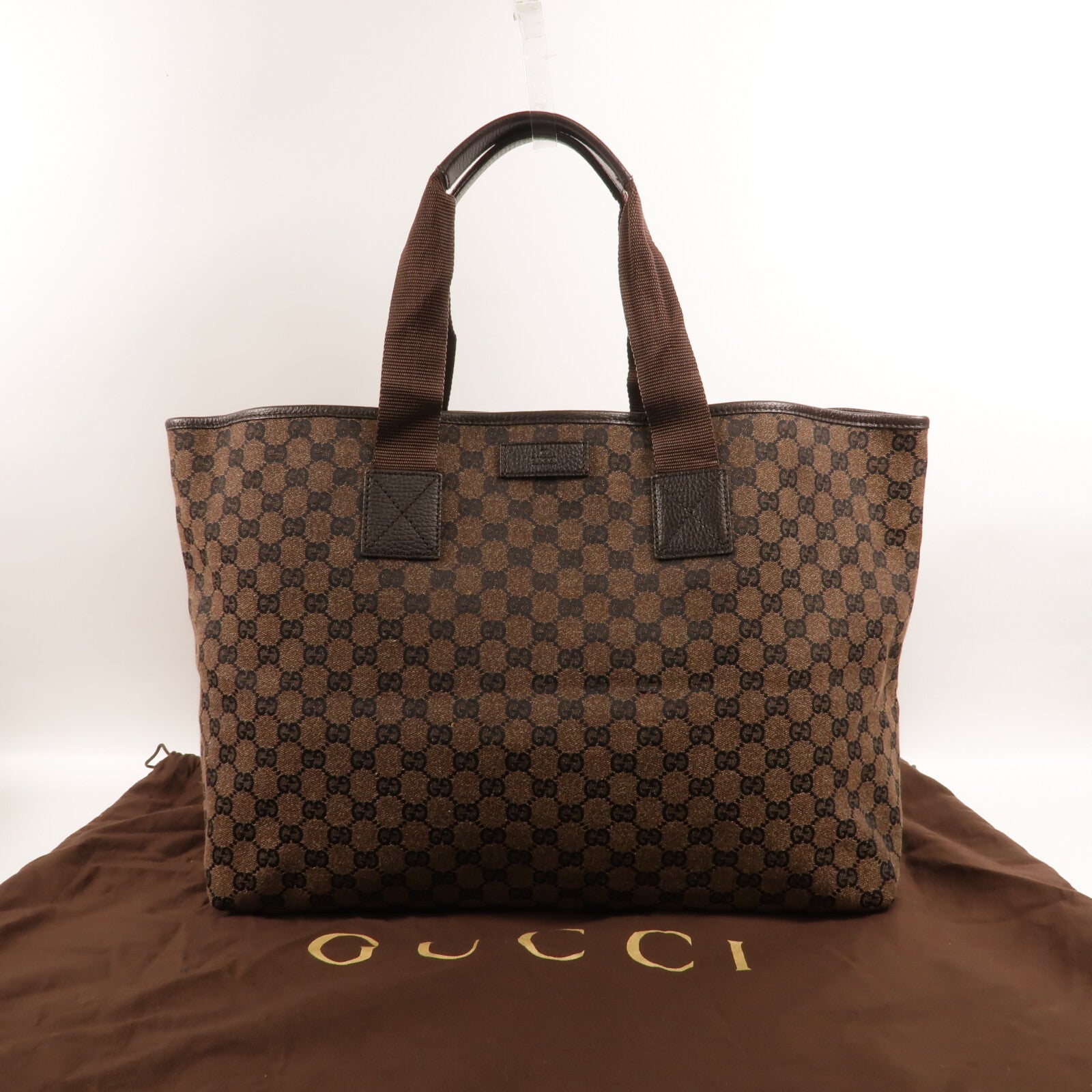 GUCCI 帆布Tote Bag肩背袋