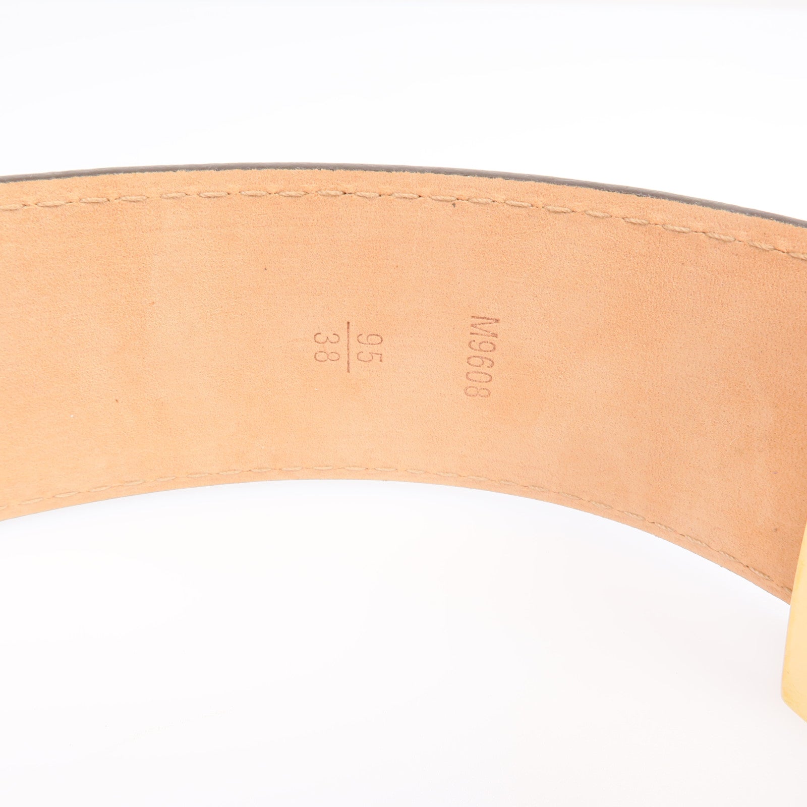 LOUIS VUITTON Monogram Belt金扣皮帶