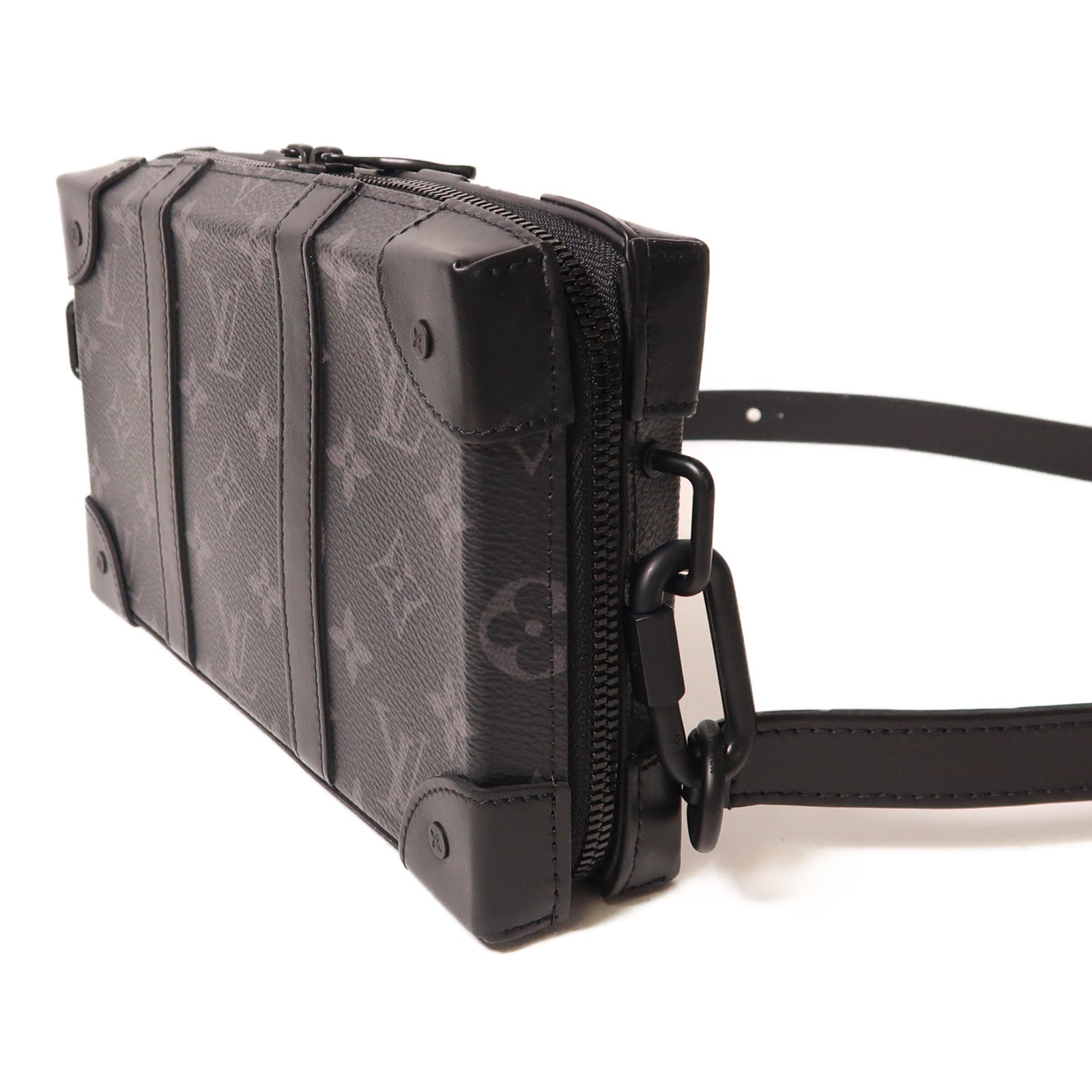 LOUIS VUITTON Monogram Eclipse Soft Trunk Wallet肩背袋