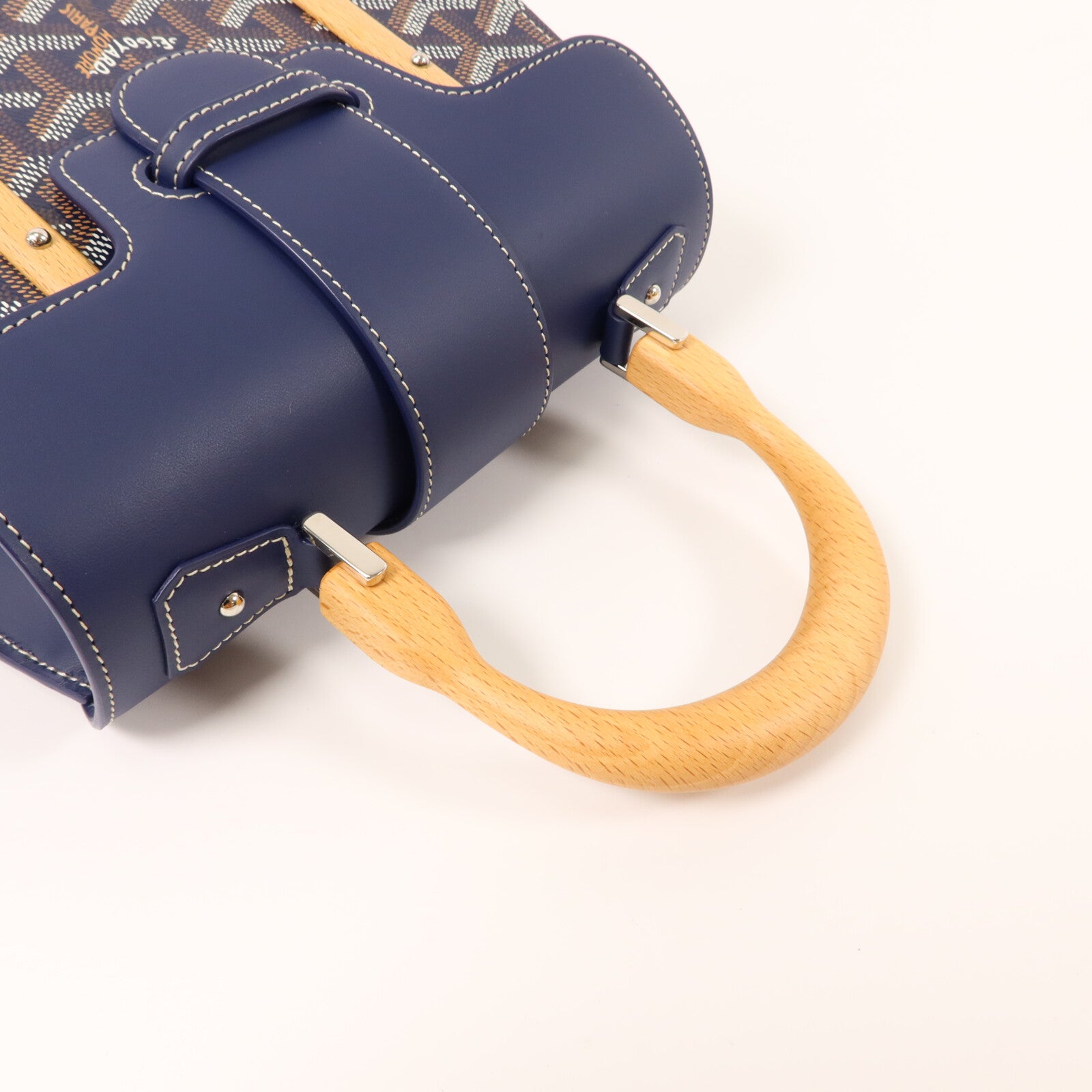 GOYARD 塗層帆布Saigon Mini Structure手挽肩背兩用袋