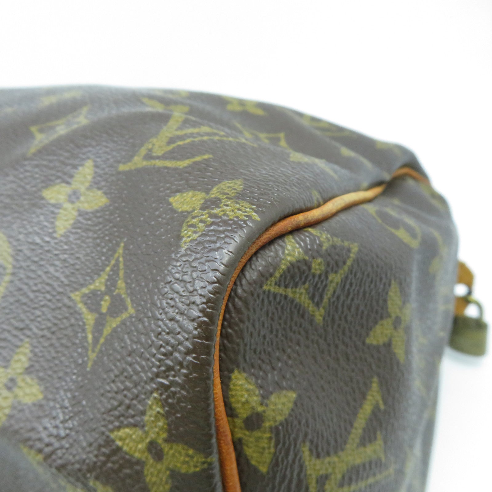 LOUIS VUITTON 【激減優惠】Monogram Speedy 30金扣手挽袋啡色