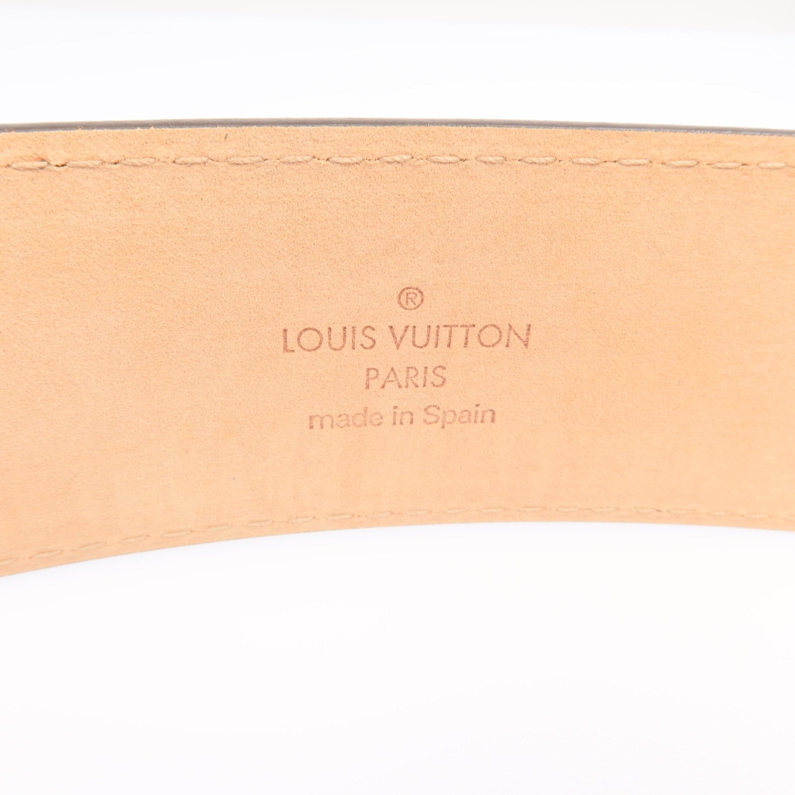 LOUIS VUITTON Monogram Belt金扣皮帶