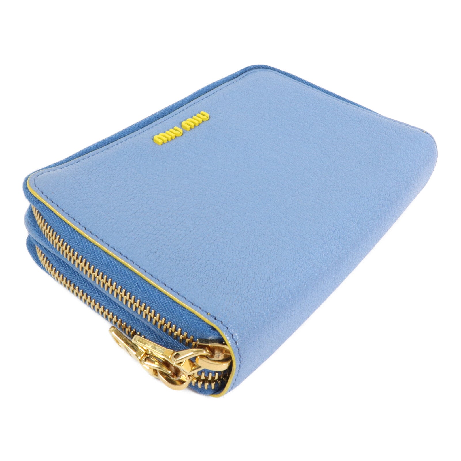 Miu Miu 牛皮皮革Zipper Long Wallet長錢包