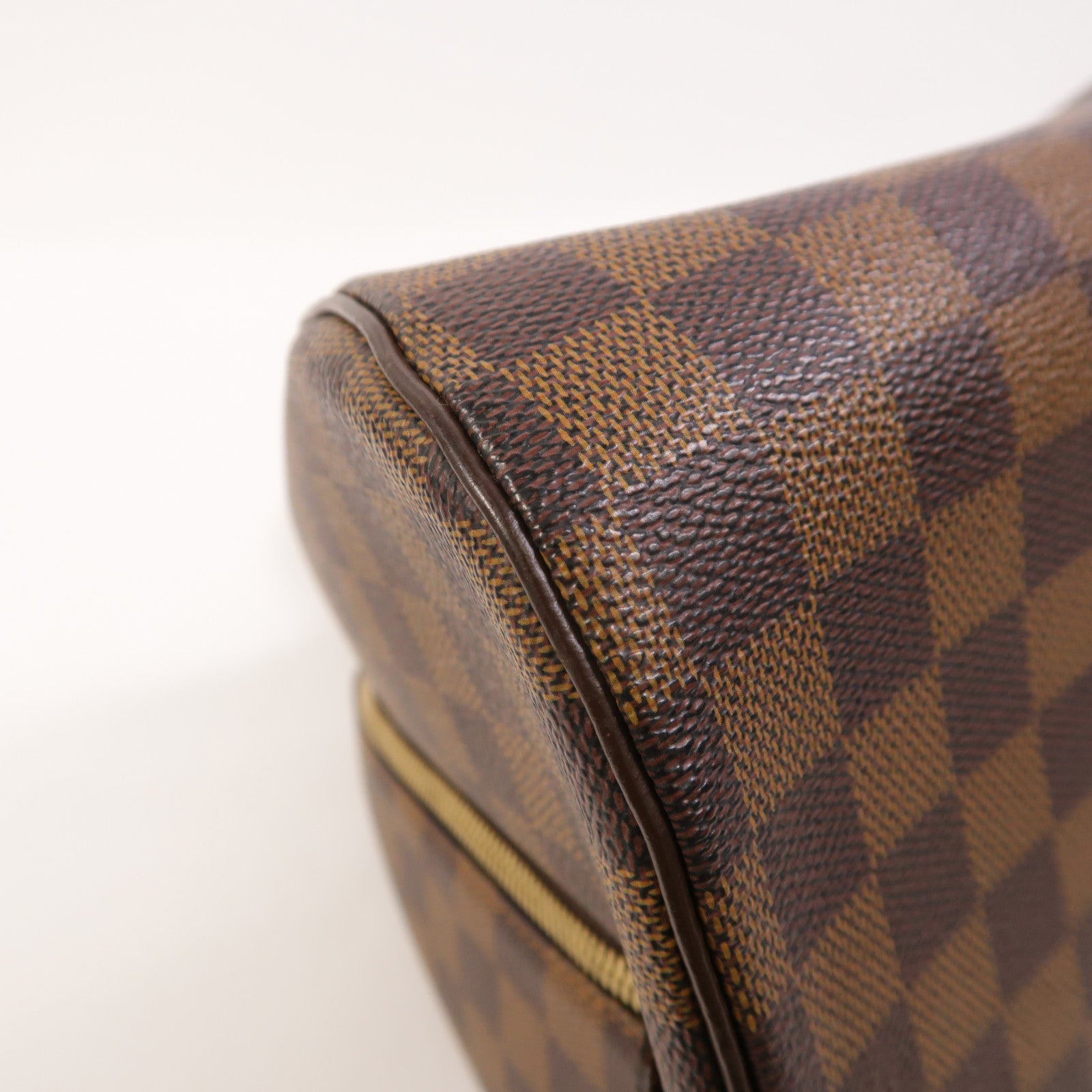 LOUIS VUITTON Damier Ribera MM金扣手挽袋