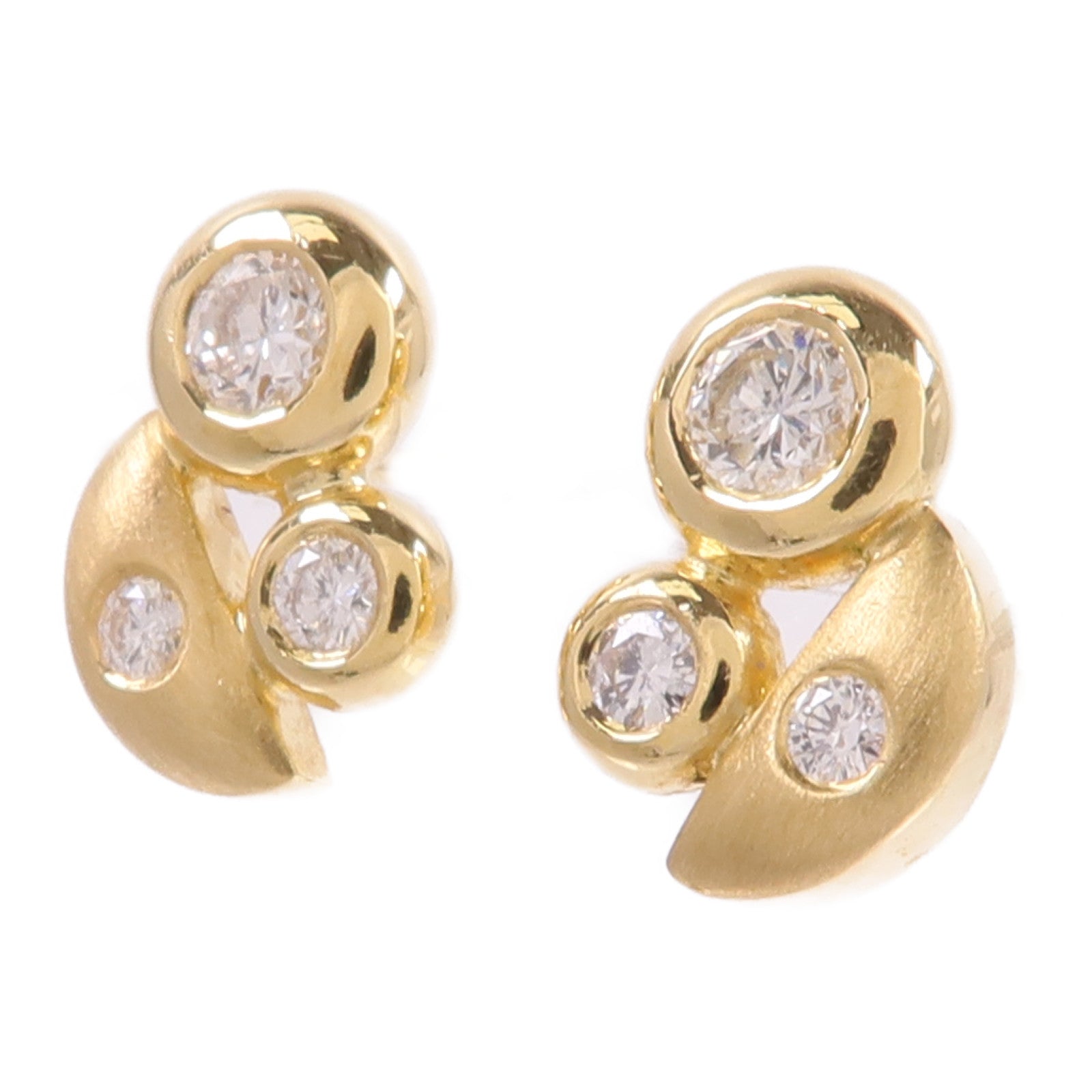 JEWELRY 18K黃金Diamond Earrings鑽石耳環
