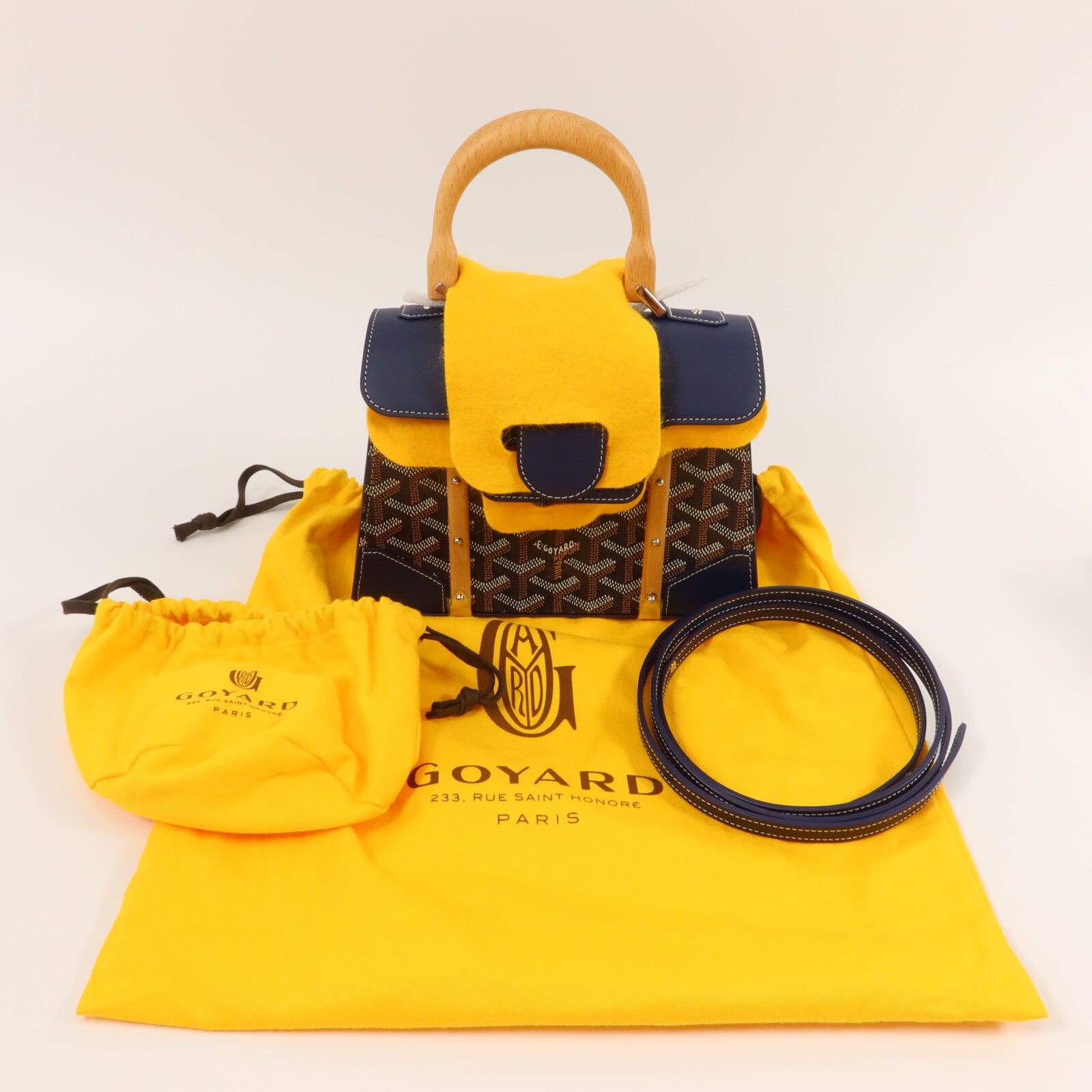 GOYARD 塗層帆布Saigon Mini Structure手挽肩背兩用袋
