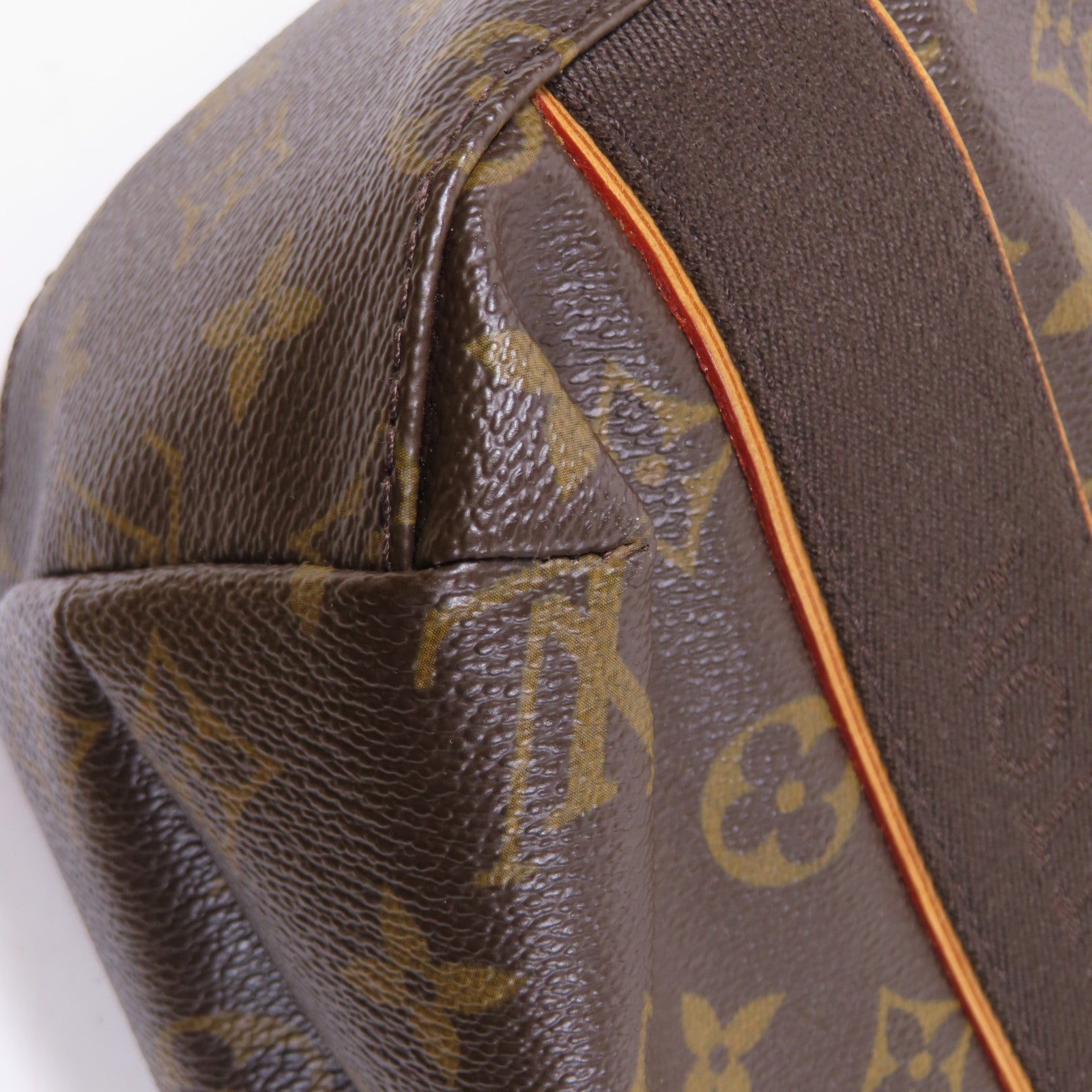 LOUIS VUITTON Monogram Cabas Beaubourg金扣手挽袋啡色