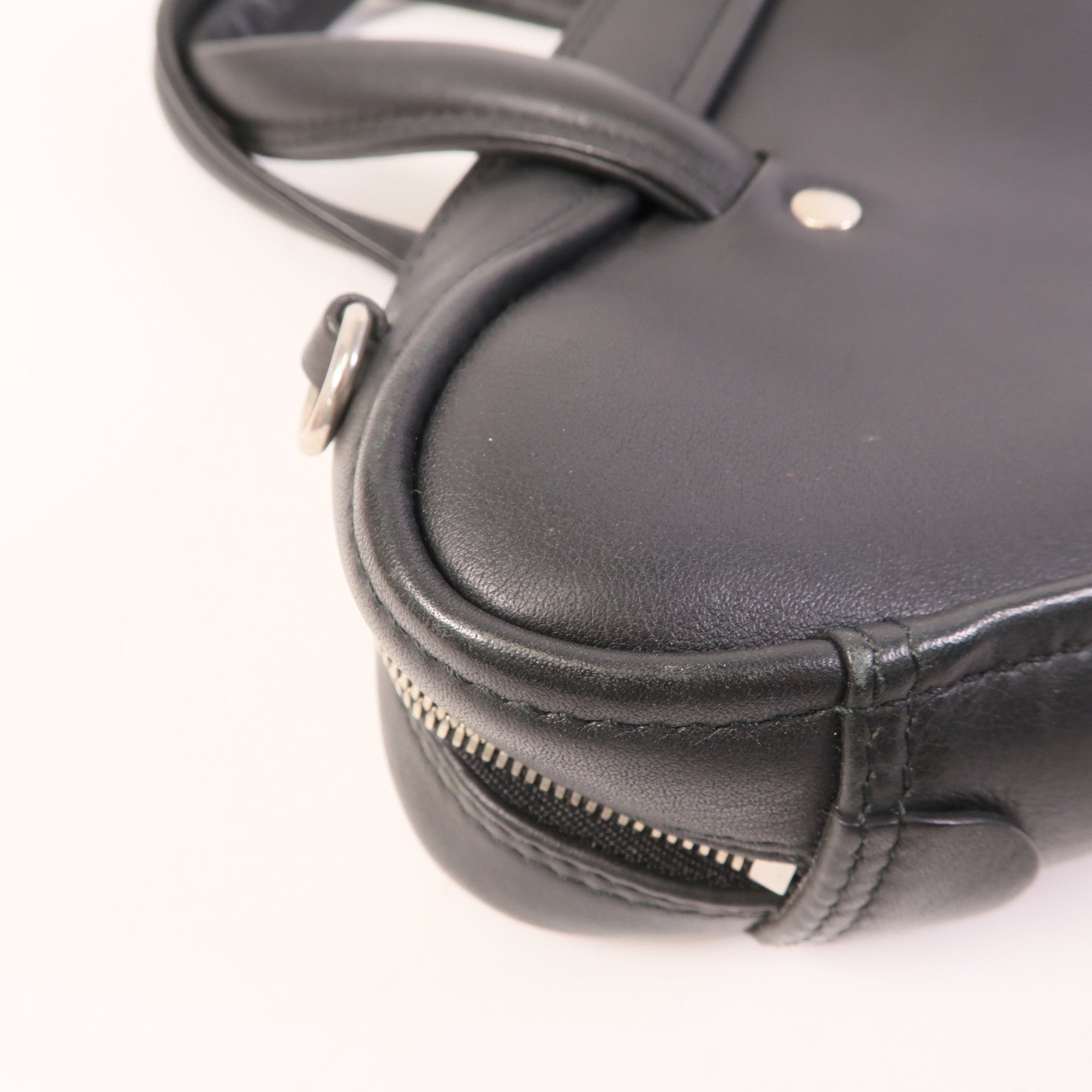 BALENCIAGA 牛皮皮革Triangle Duffle XS銀扣手挽肩背兩用袋