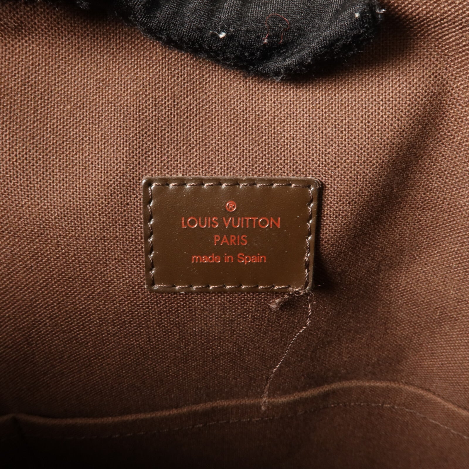 LOUIS VUITTON Damier Beaubourg金扣肩背袋棕色