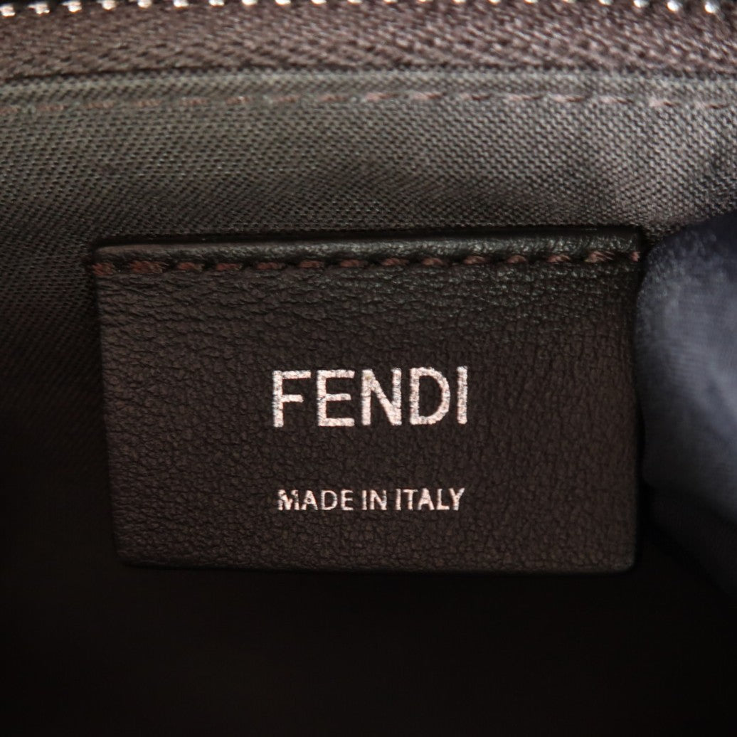 FENDI 牛皮皮革By The Way銀扣手挽肩背兩用袋