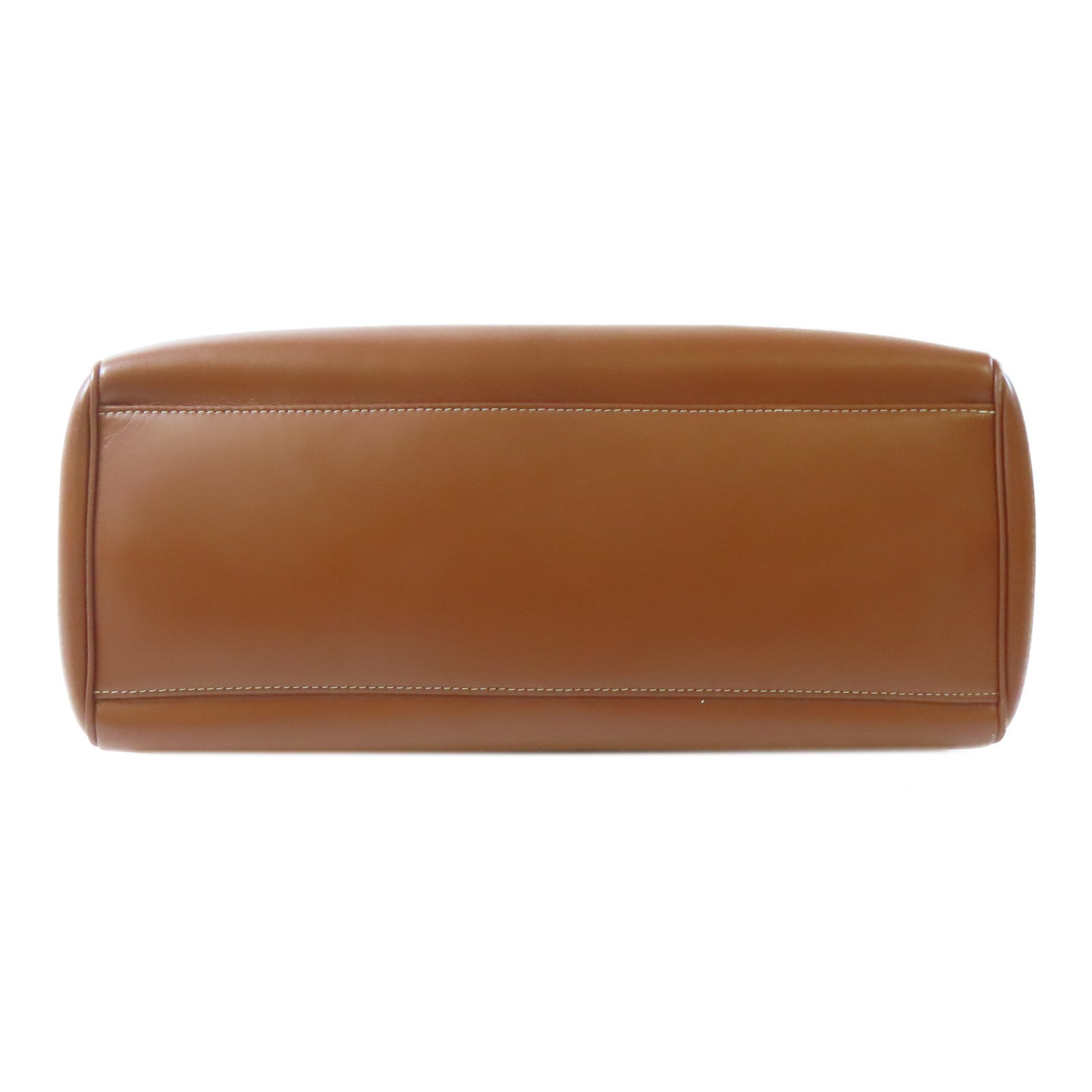 CELINE 牛皮皮革Soft 16 Small金扣肩背袋啡色