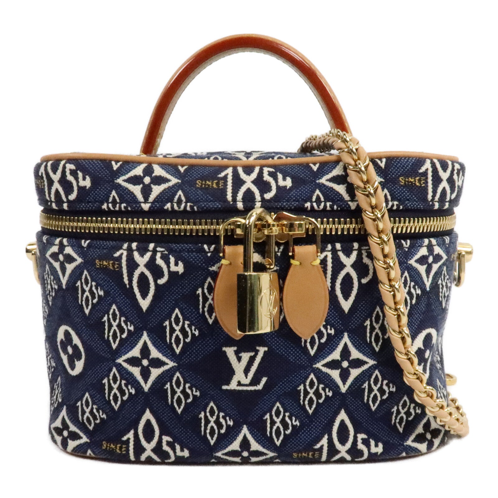 LOUIS VUITTON Monogram Jacquard Since 1854 Vanity PM手挽肩背兩用袋