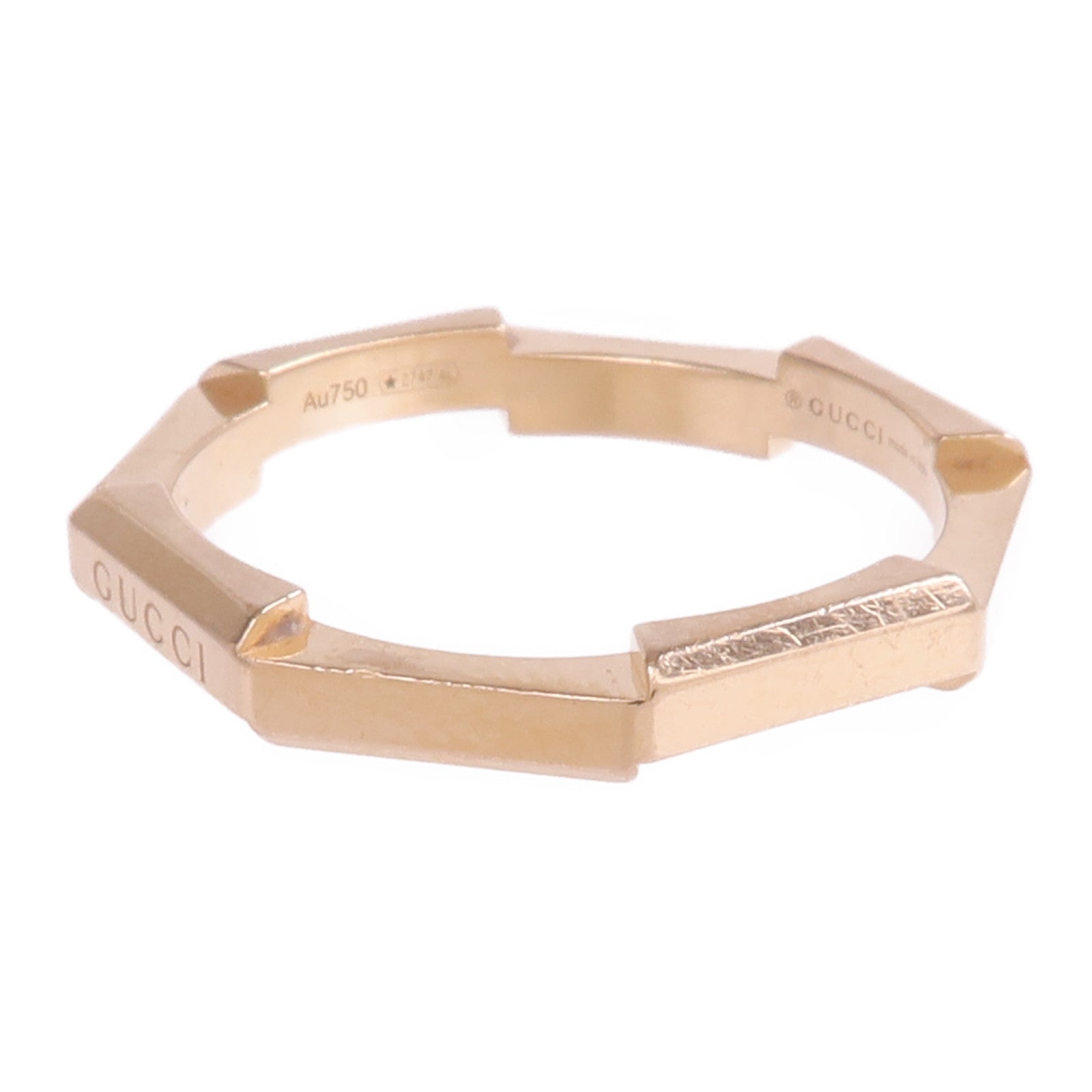 GUCCI 18K玫瑰金Link To Love Ring戒指