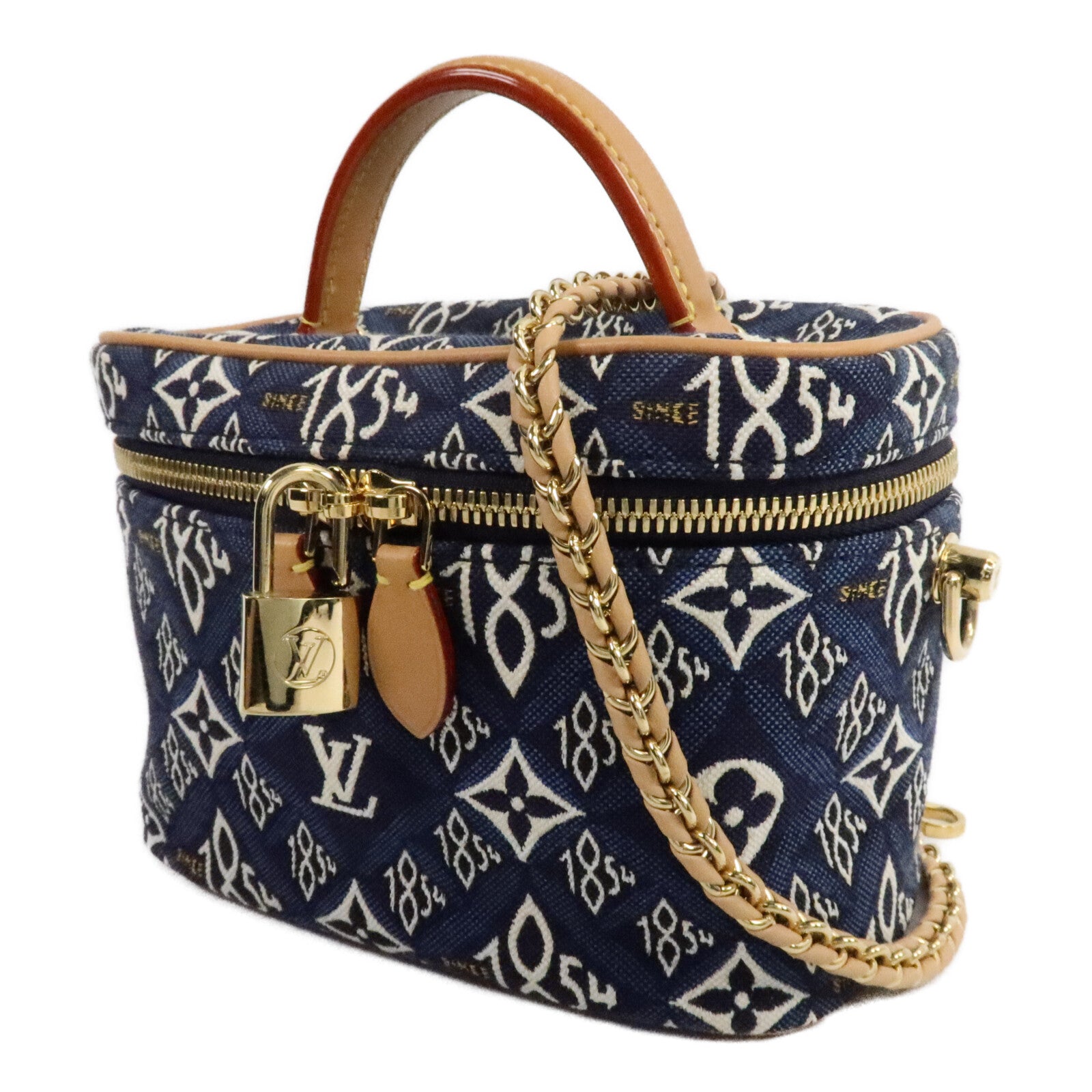LOUIS VUITTON Monogram Jacquard Since 1854 Vanity PM手挽肩背兩用袋