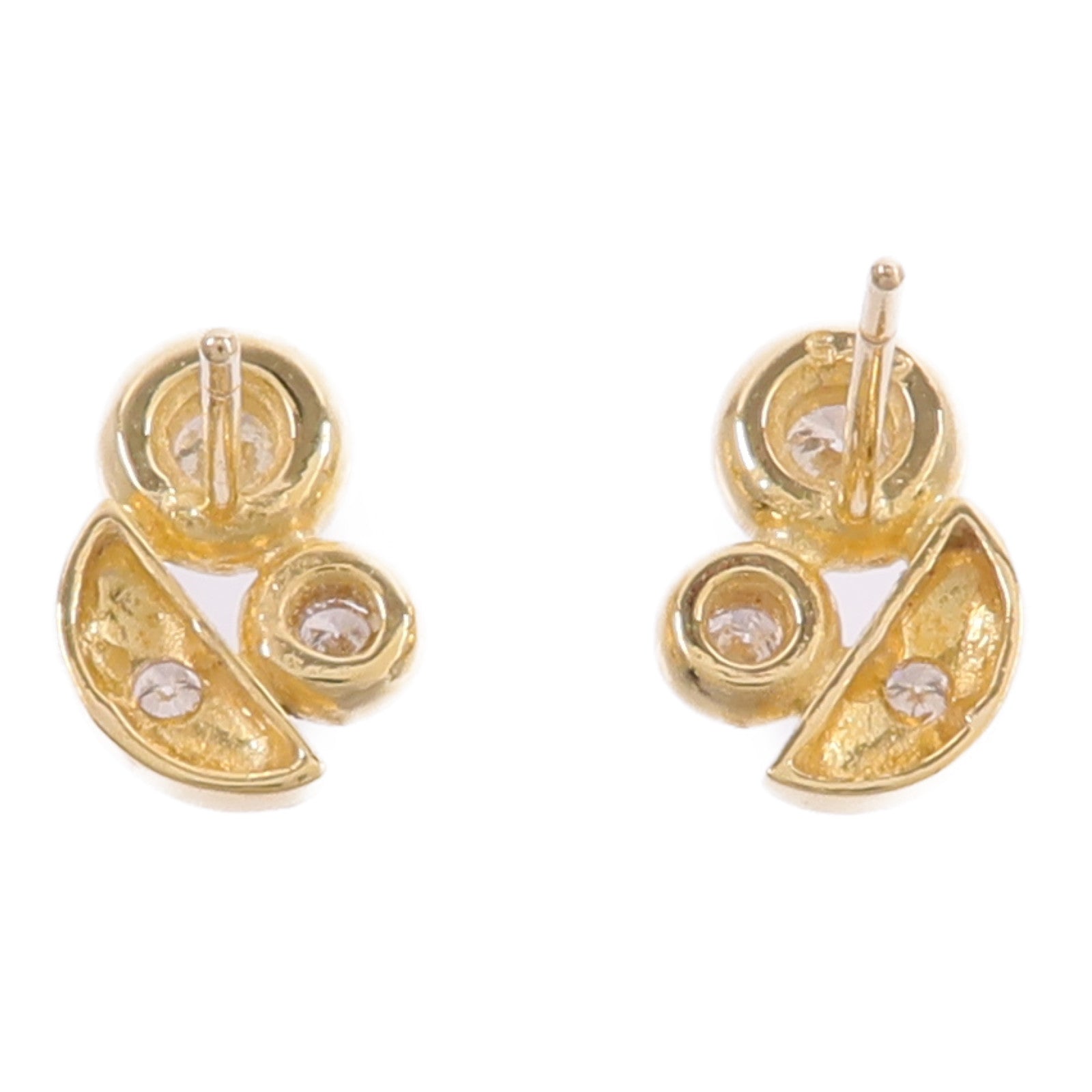 JEWELRY 18K黃金Diamond Earrings鑽石耳環
