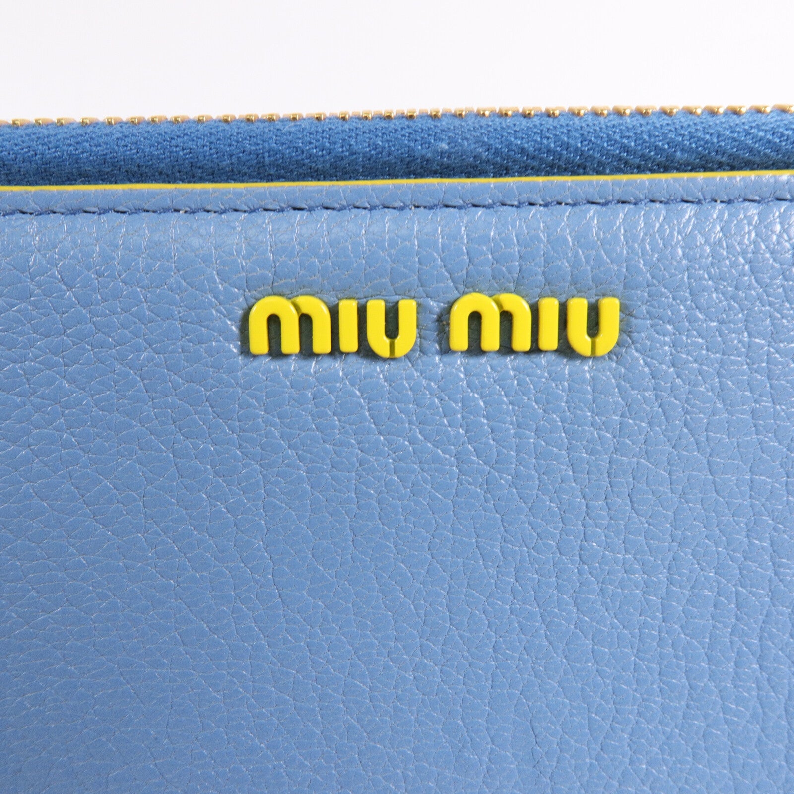 Miu Miu 牛皮皮革Zipper Long Wallet長錢包
