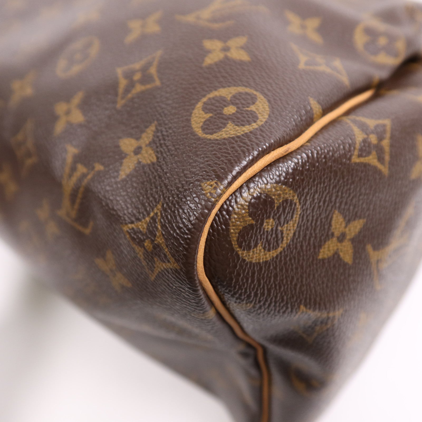 LOUIS VUITTON Monogram Speedy 35金扣手挽袋
