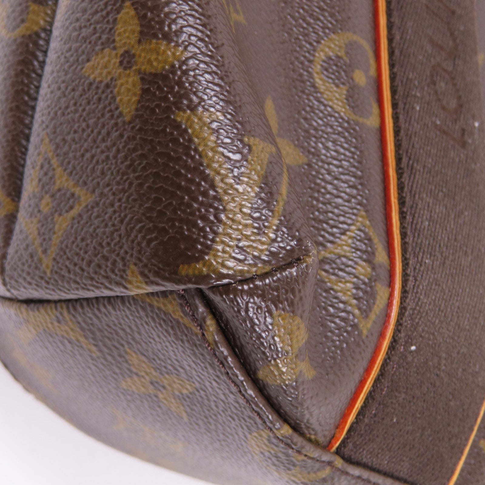 LOUIS VUITTON Monogram Cabas Beaubourg金扣手挽袋啡色