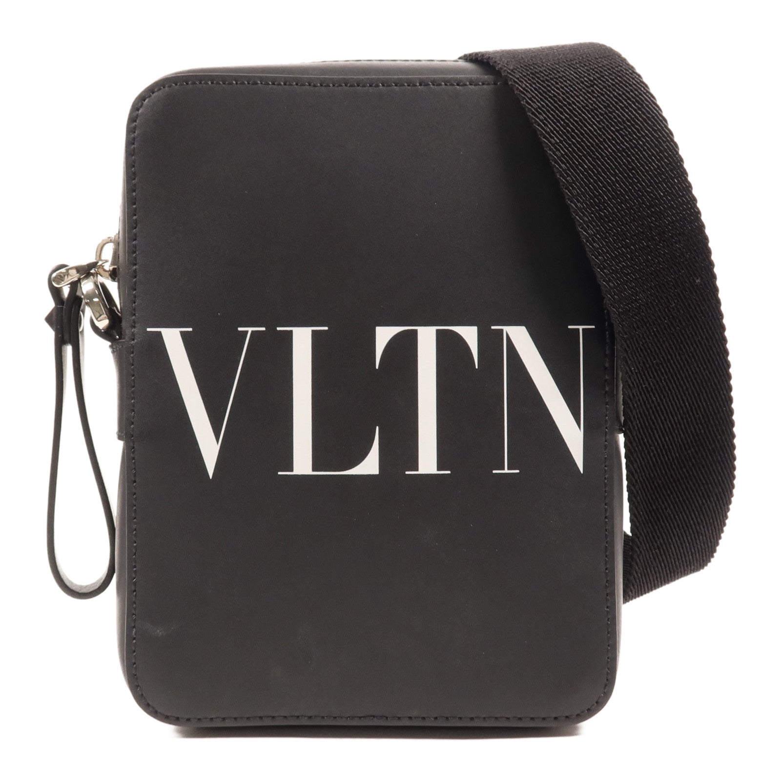 Valentino 【激減優惠】牛皮皮革Shoulder Bag銀扣肩背袋