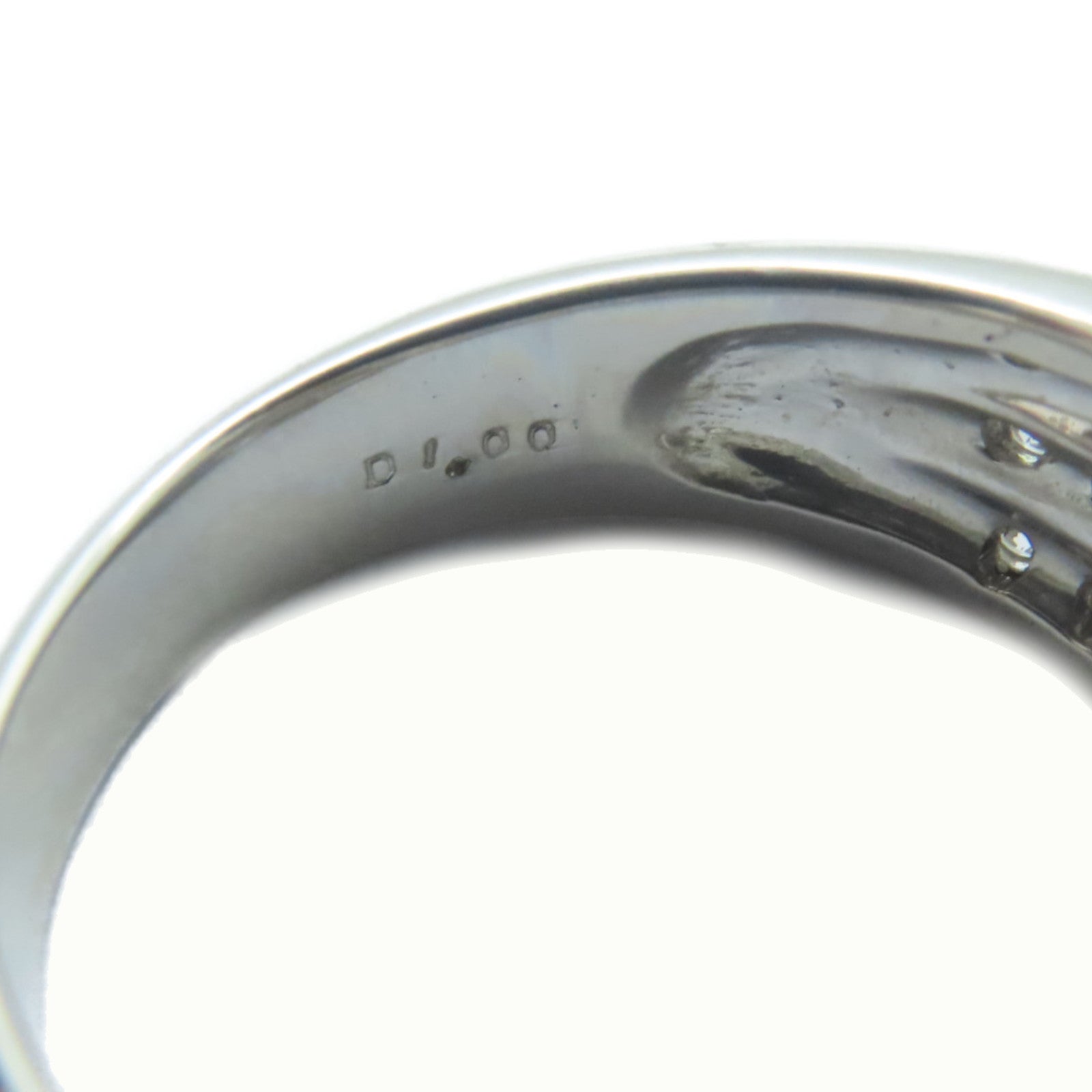 JEWELRY 【激減優惠】PT900鉑金Diamond Ring 1.00ct鑽石戒指US#7.75