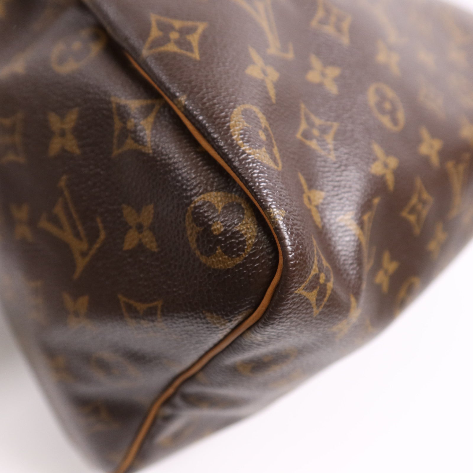 LOUIS VUITTON Monogram Speedy 35金扣手挽袋