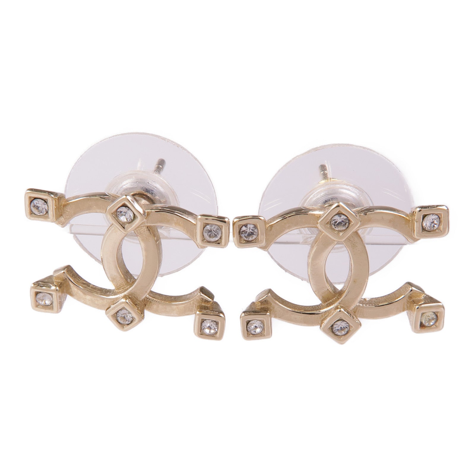 CHANEL CC Earrings Accessories Metal Gold