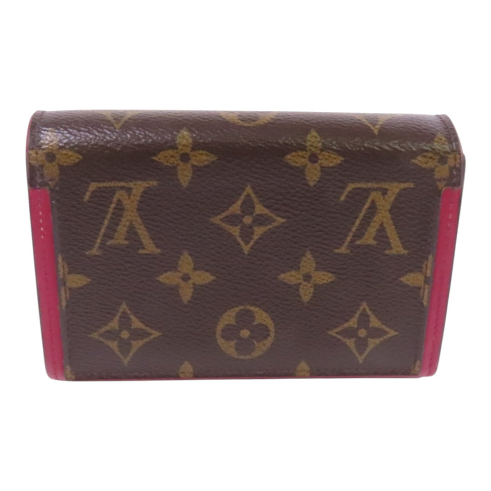 LOUIS VUITTON Monogram Portefeuille Wallet金扣短錢包